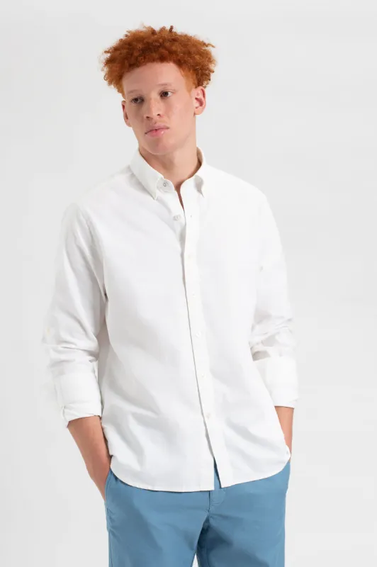St. Ives Resort Oxford Shirt - White sold by Ben Sherman
