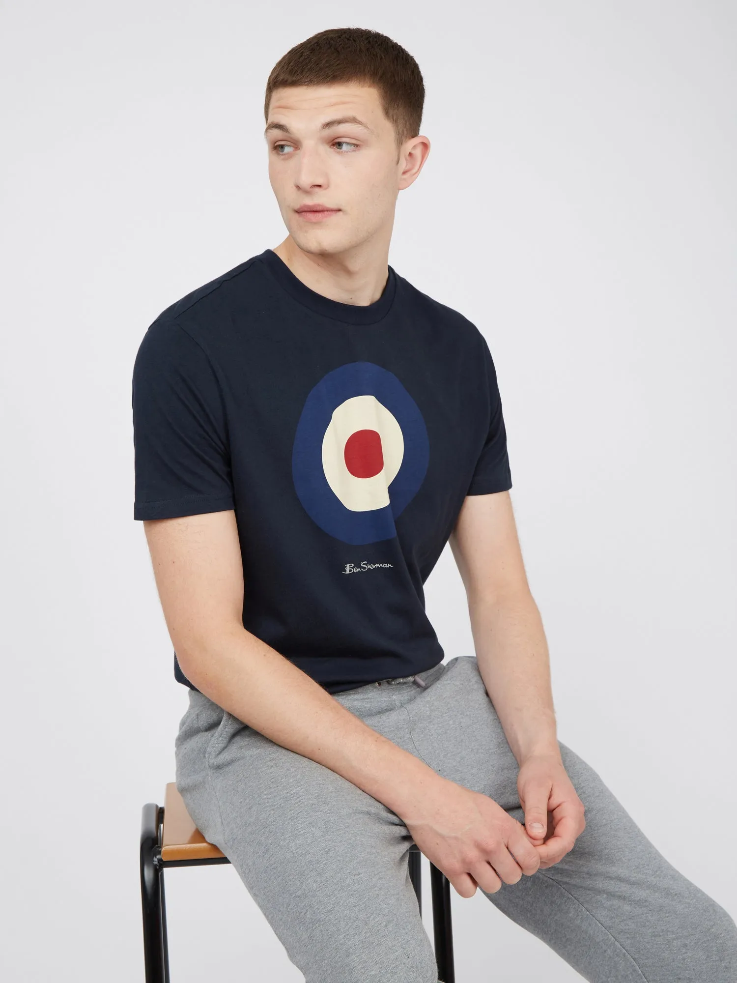 Signature Organic Target Graphic Tee - Dark Navy sold by Ben Sherman product image thumbnail 4