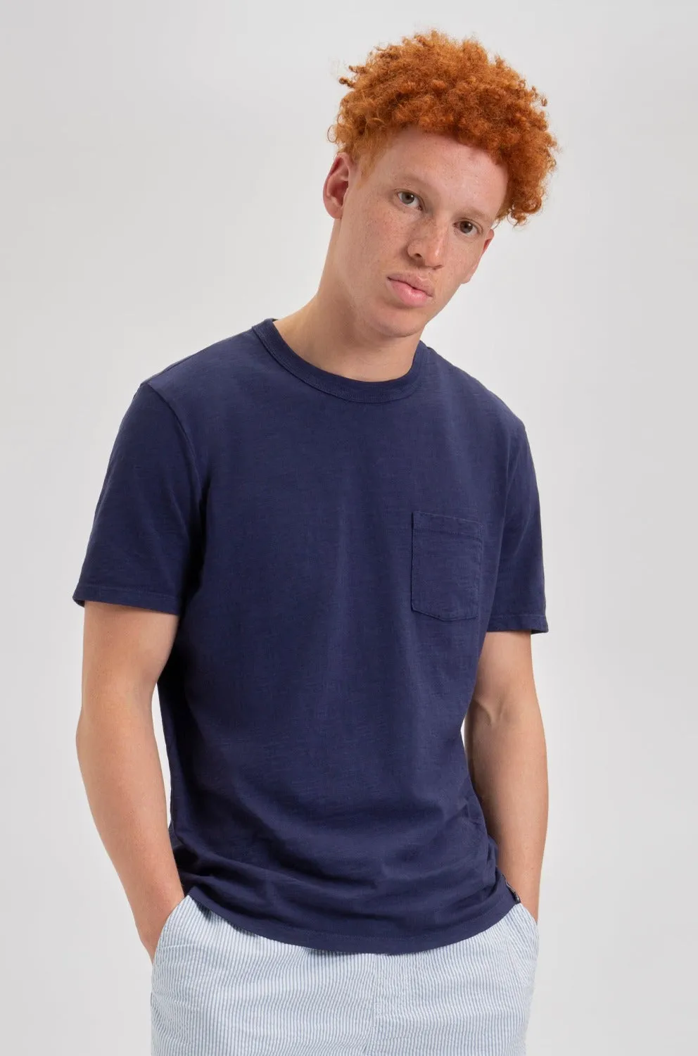 Garment Dye Beatnik T-Shirt - Navy sold by Ben Sherman product image thumbnail 4