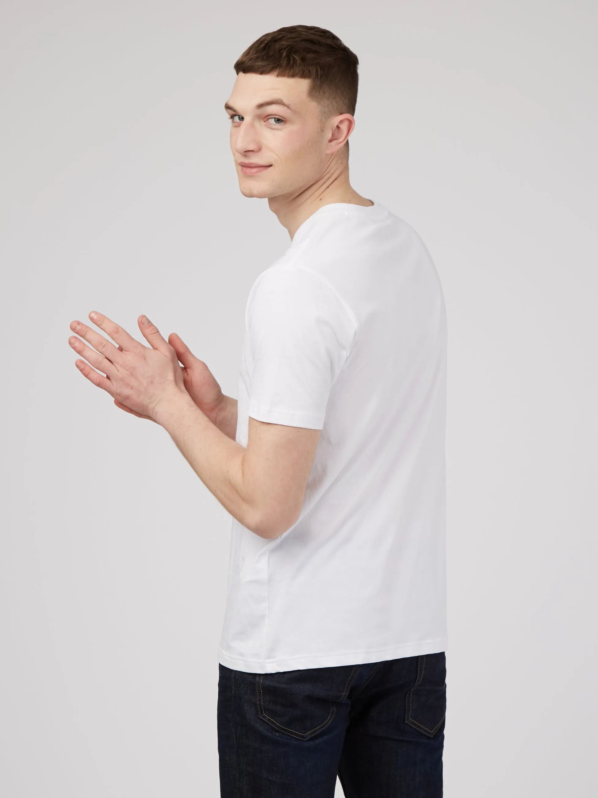 Trippy Target Graphic Tee - White sold by Ben Sherman product image thumbnail 3