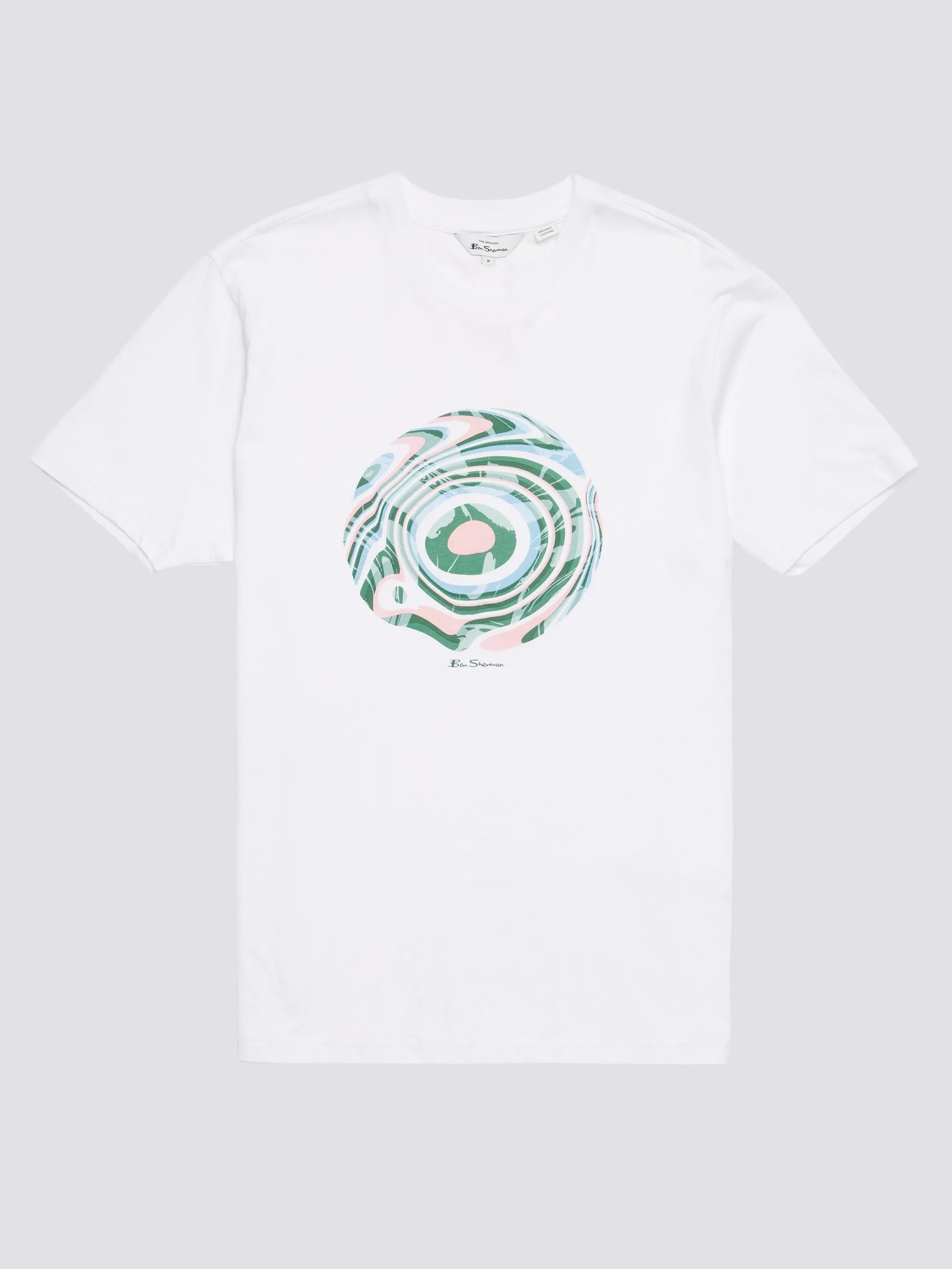 Trippy Target Graphic Tee - White sold by Ben Sherman product image thumbnail 5