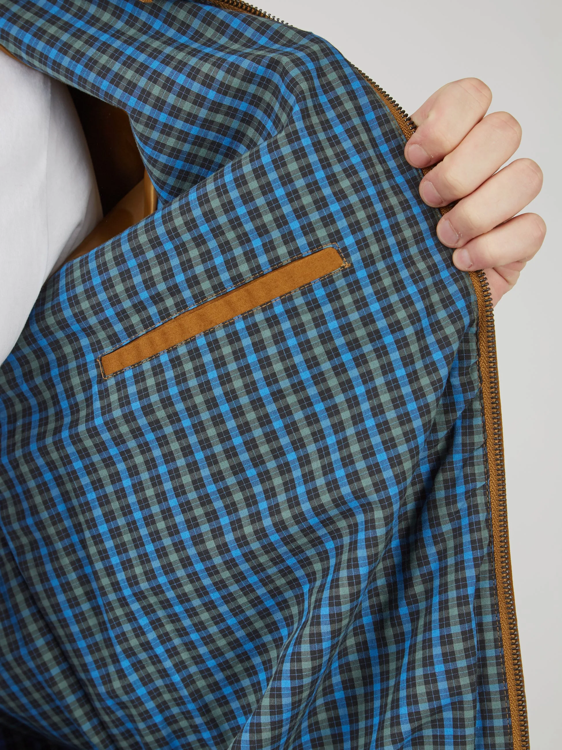 Signature Harrington Jacket - Bronze sold by Ben Sherman product image thumbnail 4