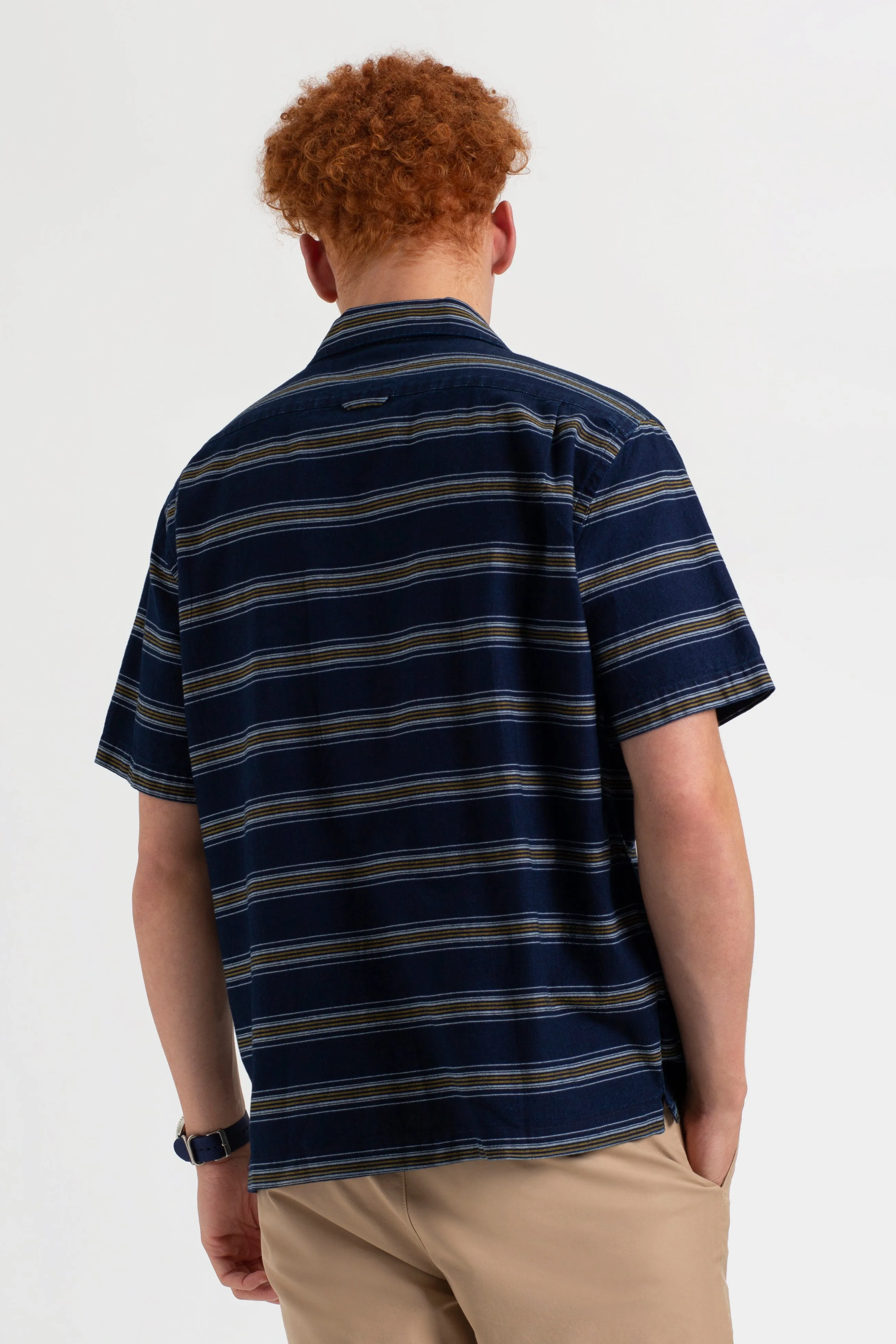 Dalston Blues Lightweight Stripe Shirt sold by Ben Sherman product image thumbnail 5