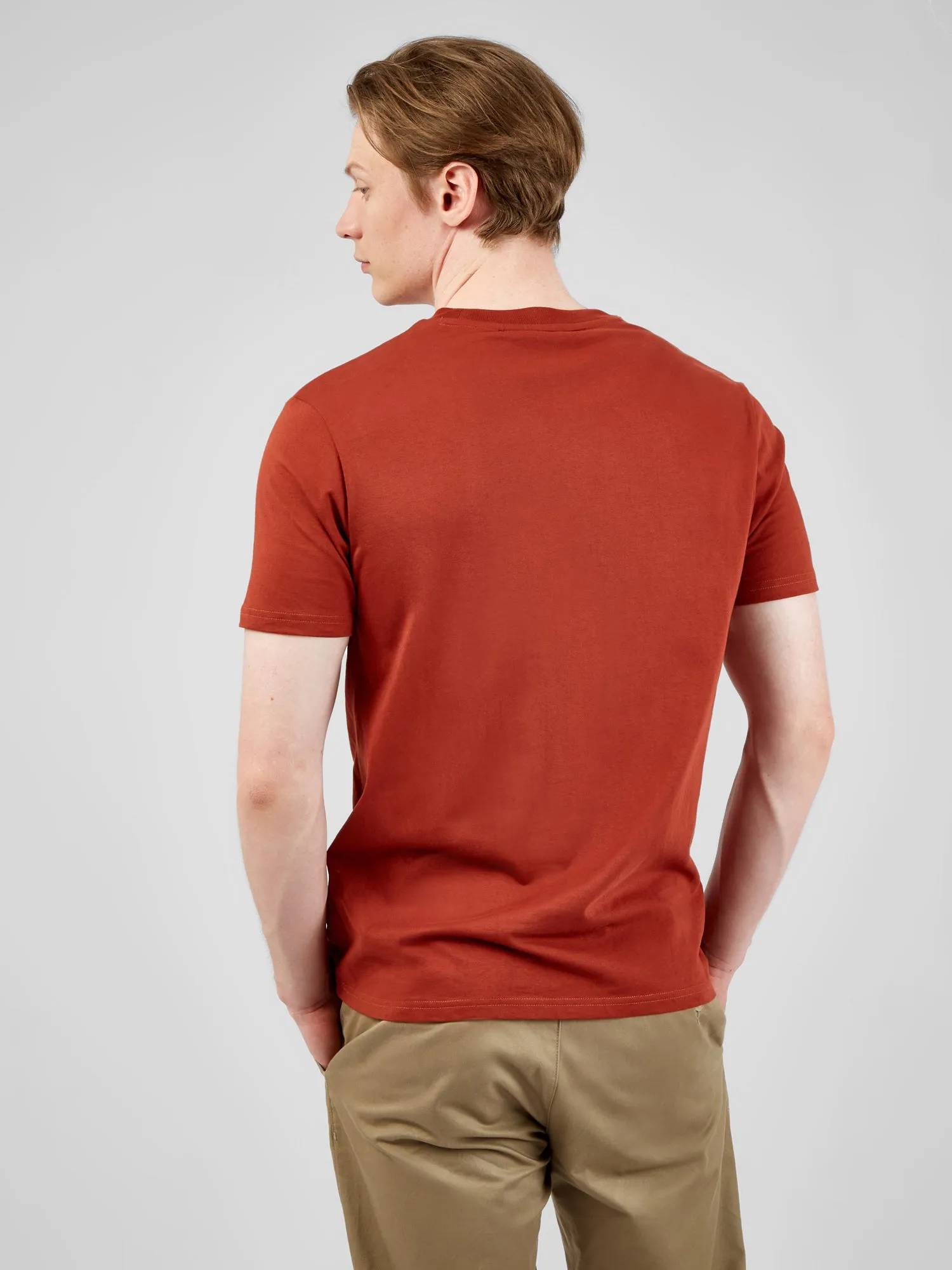 Organic Cotton Signature Pocket Tee - Burnt Orange sold by Ben Sherman product image thumbnail 2