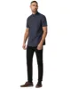 Short Sleeve Gingham Shirt - Phantom sold by Ben Sherman