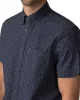 Short Sleeve Gingham Shirt - Phantom sold by Ben Sherman