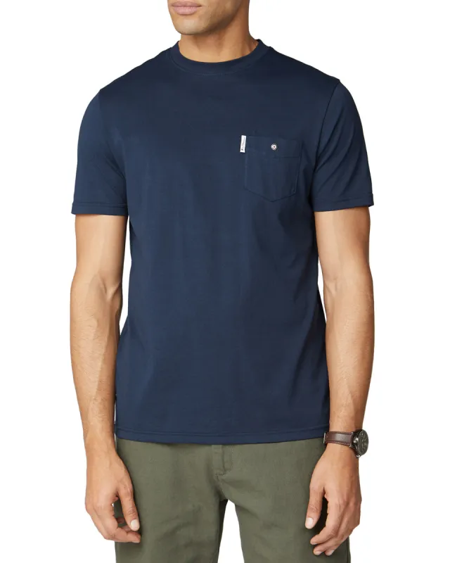 Organic Cotton Signature Pocket Tee - Dark Navy sold by Ben Sherman