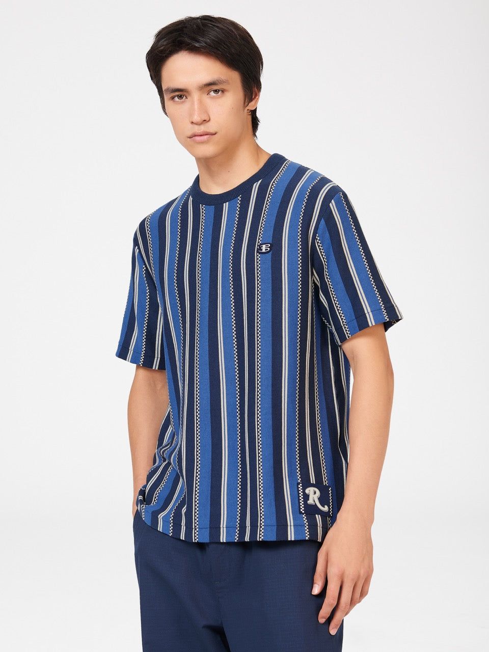 Rolling Stone Knitted Stripe Tee sold by Ben Sherman product image thumbnail 3
