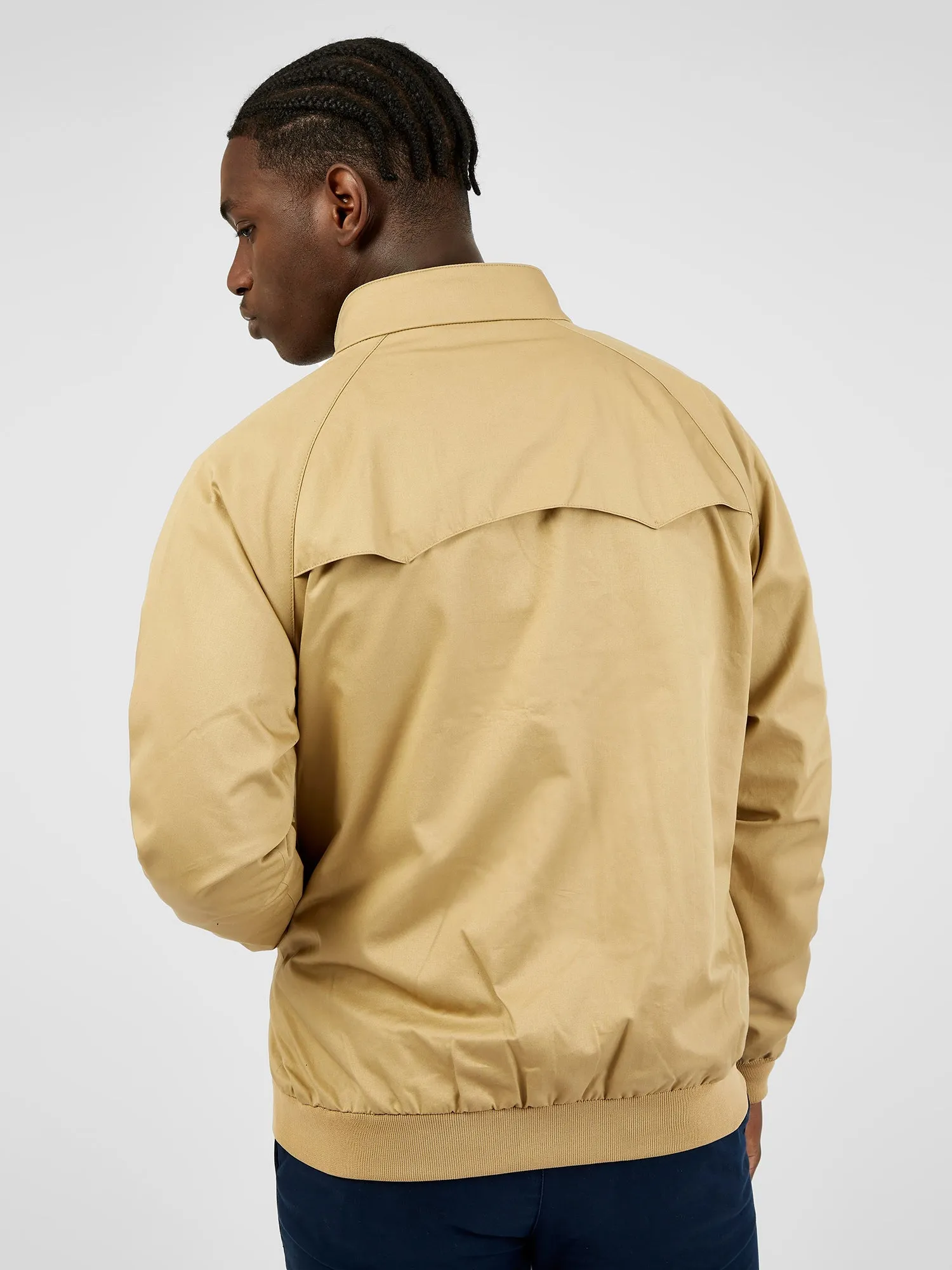 Signature Harrington Jacket - Sand sold by Ben Sherman product image thumbnail 5