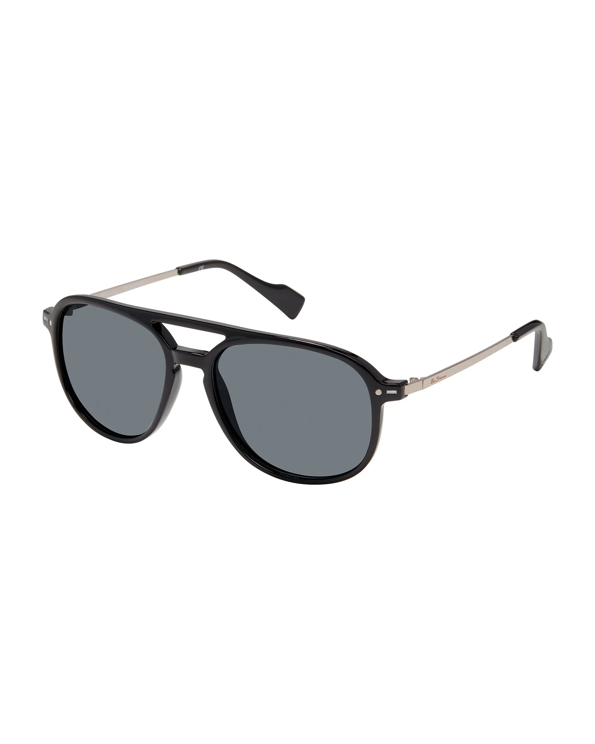 Reggie Polarized Eco-Green Sunglasses - Black sold by Ben Sherman