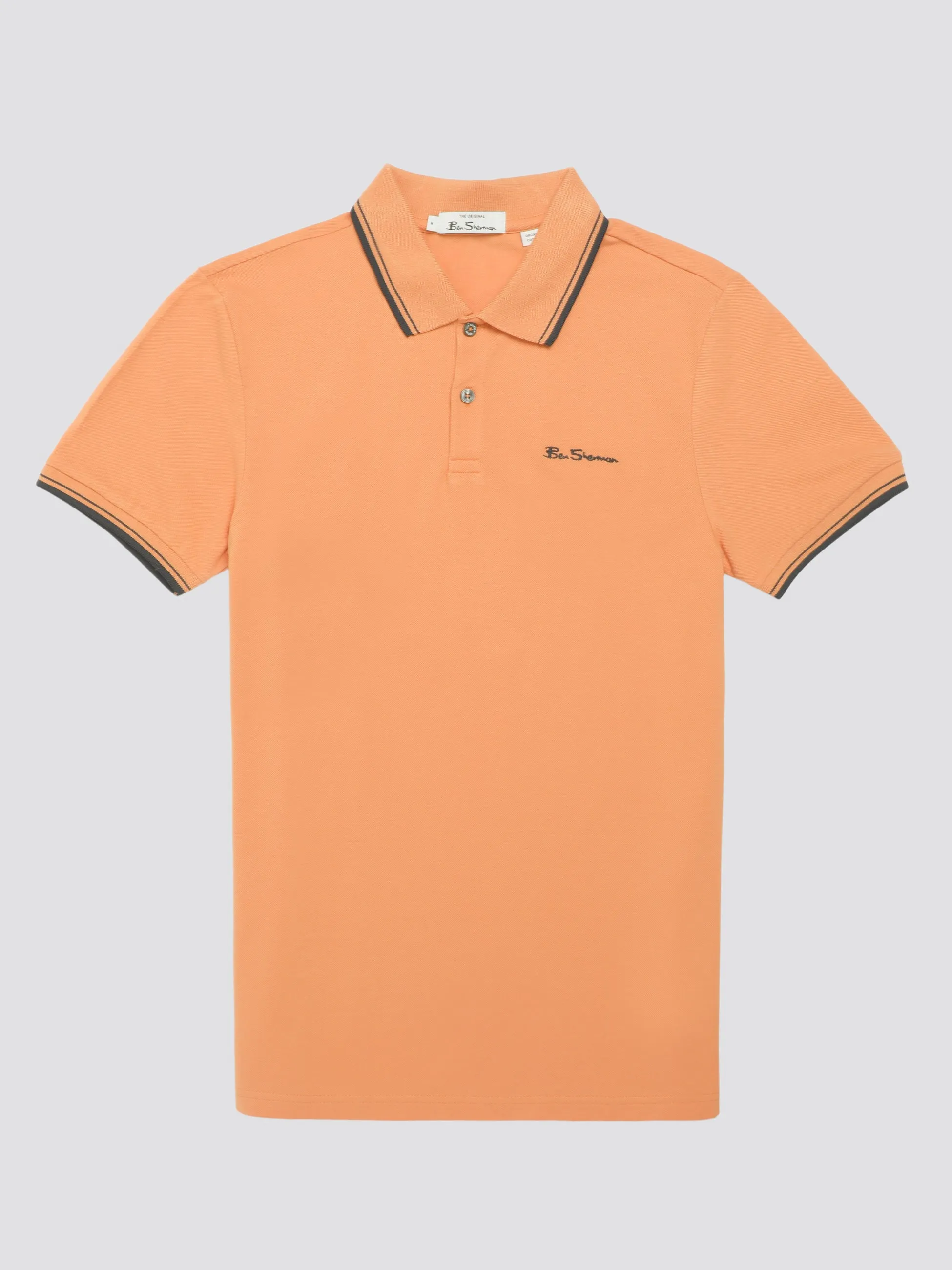 Signature Short Sleeve Polo - Copper Orange sold by Ben Sherman product image thumbnail 4