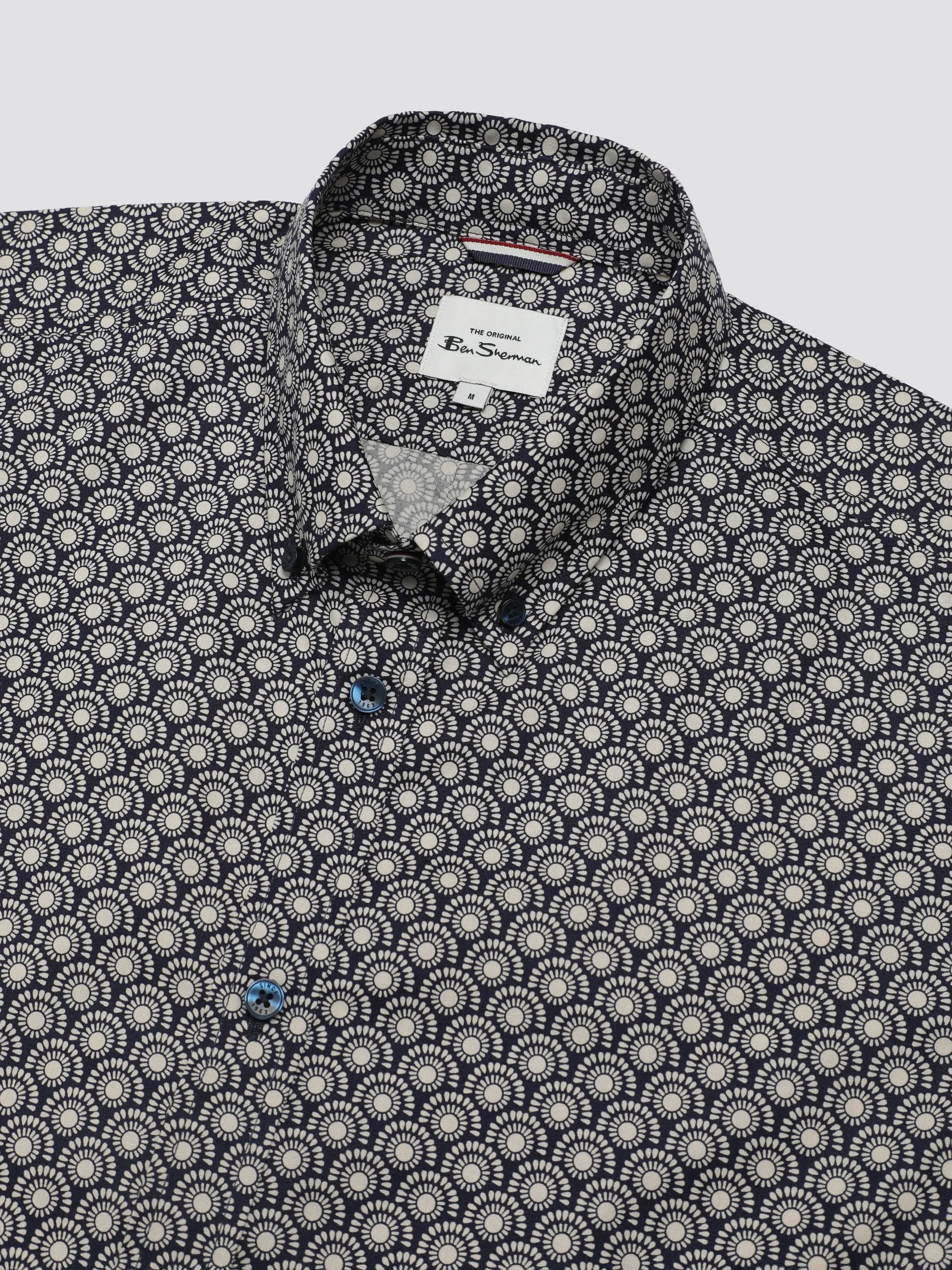 Block Geo Print Shirt - Ink sold by Ben Sherman product image thumbnail 5