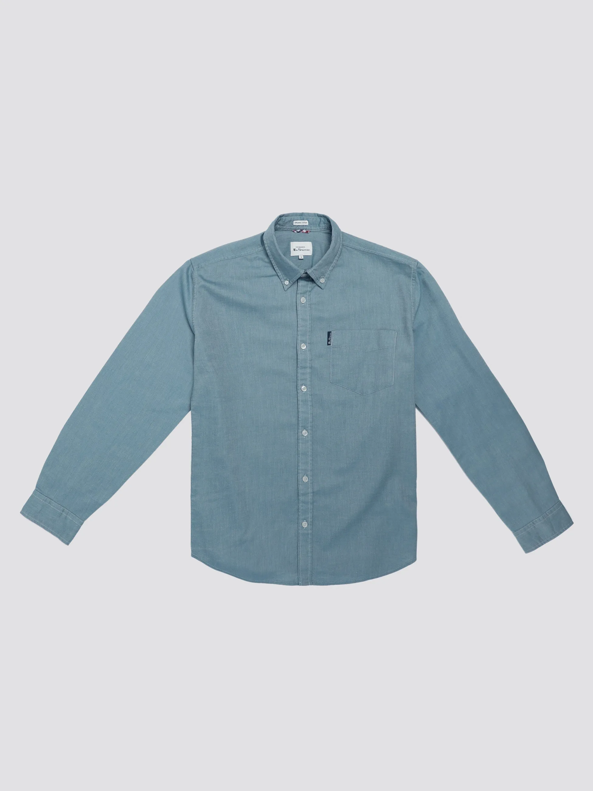 Signature Oxford - Long Sleeve - Teal sold by Ben Sherman product image thumbnail 4