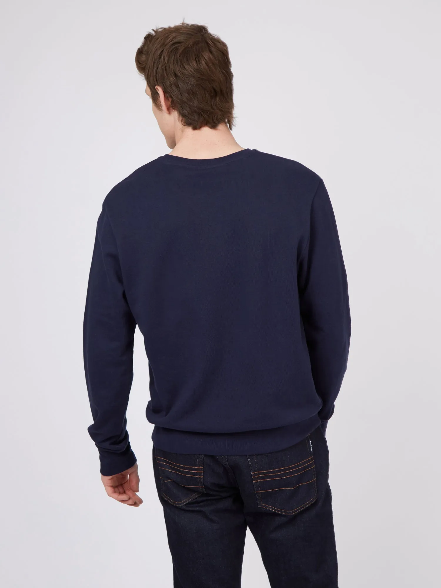 B By Ben Sherman Tricot/Loopback Sweatshirt - Marine sold by Ben Sherman product image thumbnail 2