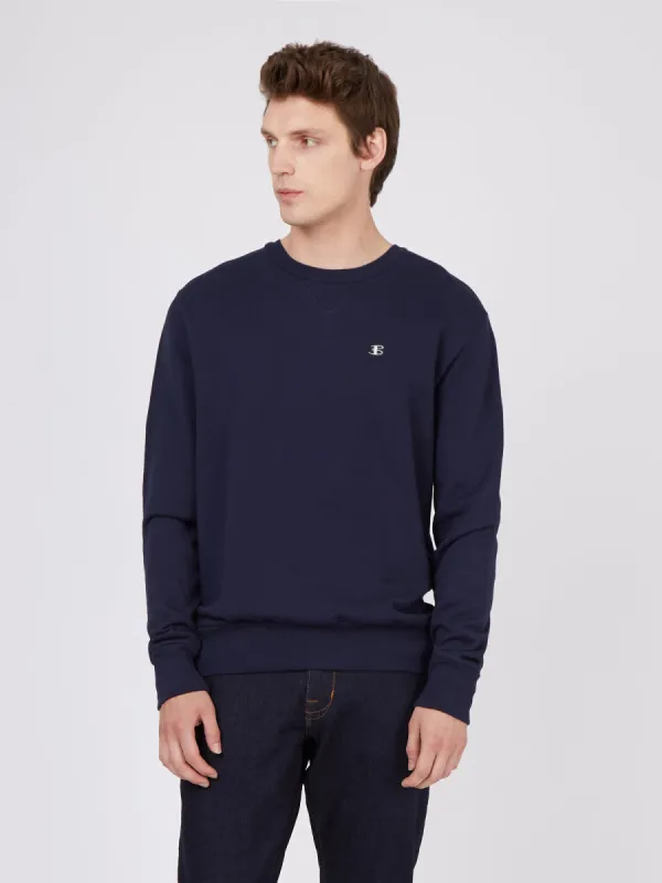 B By Ben Sherman Tricot/Loopback Sweatshirt - Marine sold by Ben Sherman