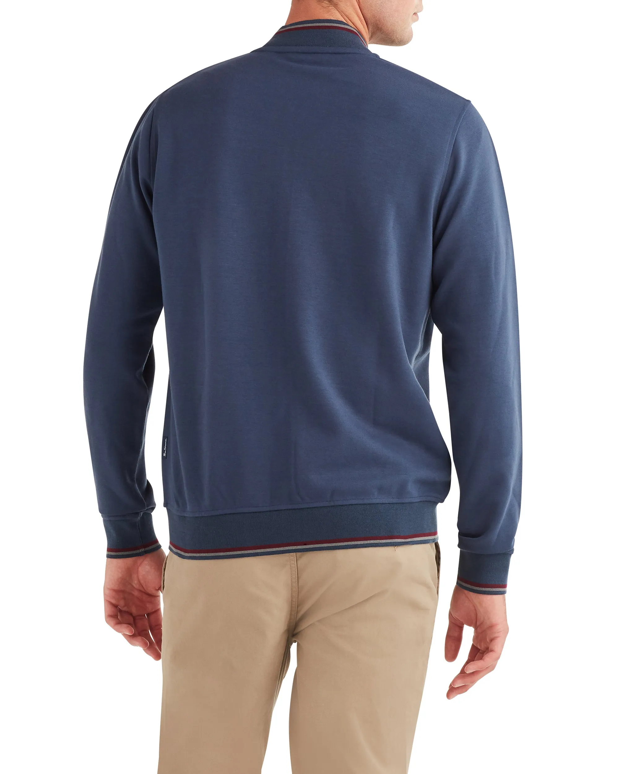 Tipped Scuba Bomber Jacket - Navy sold by Ben Sherman product image thumbnail 2