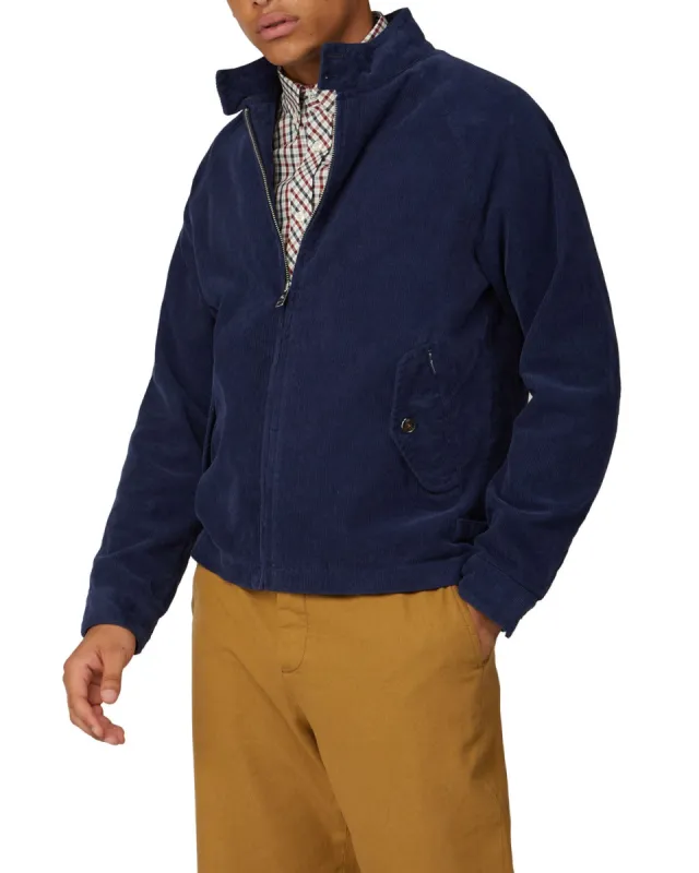 Cord Harrington Jacket - Ink sold by Ben Sherman
