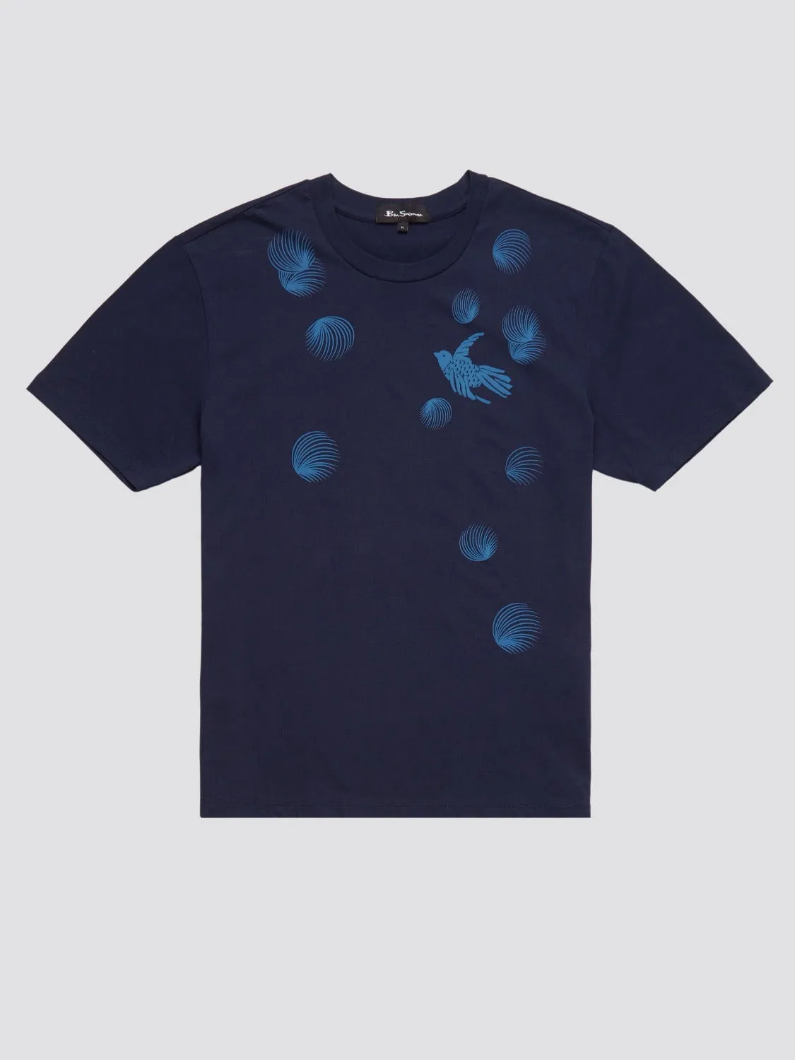 B by Ben Sherman Bird Graphic Tee - Marine sold by Ben Sherman