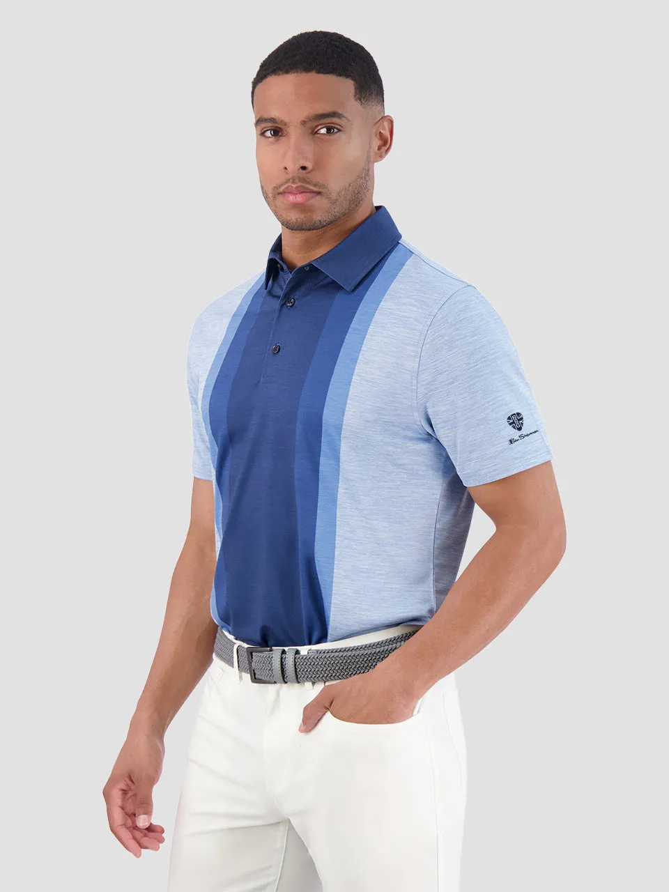 Vertical Stripes Polo - Blue sold by Ben Sherman product image thumbnail 3