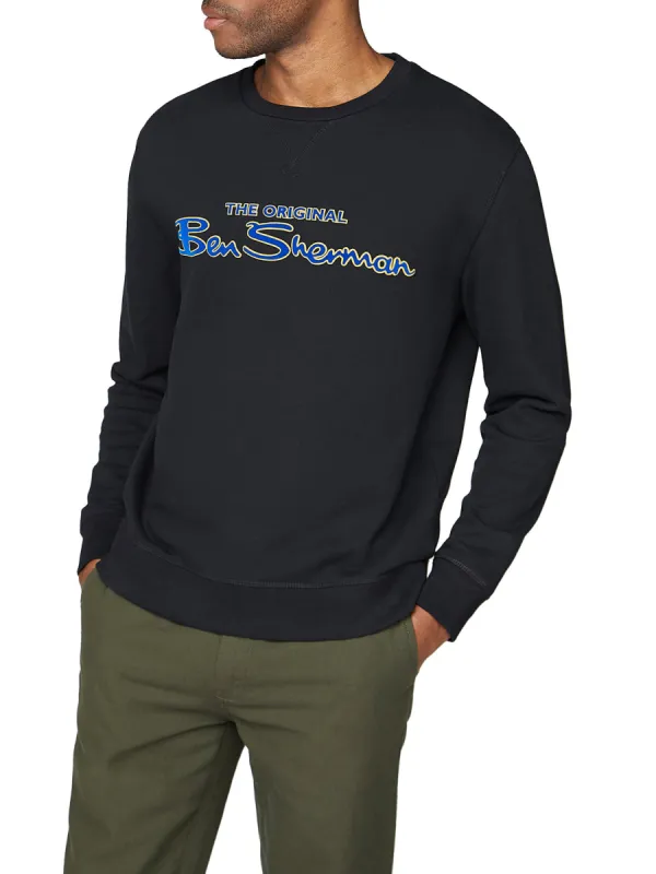 Crewneck Logo Sweatshirt - Anthracite sold by Ben Sherman