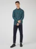 Brushed Plaid Check Shirt - Ocean Green sold by Ben Sherman