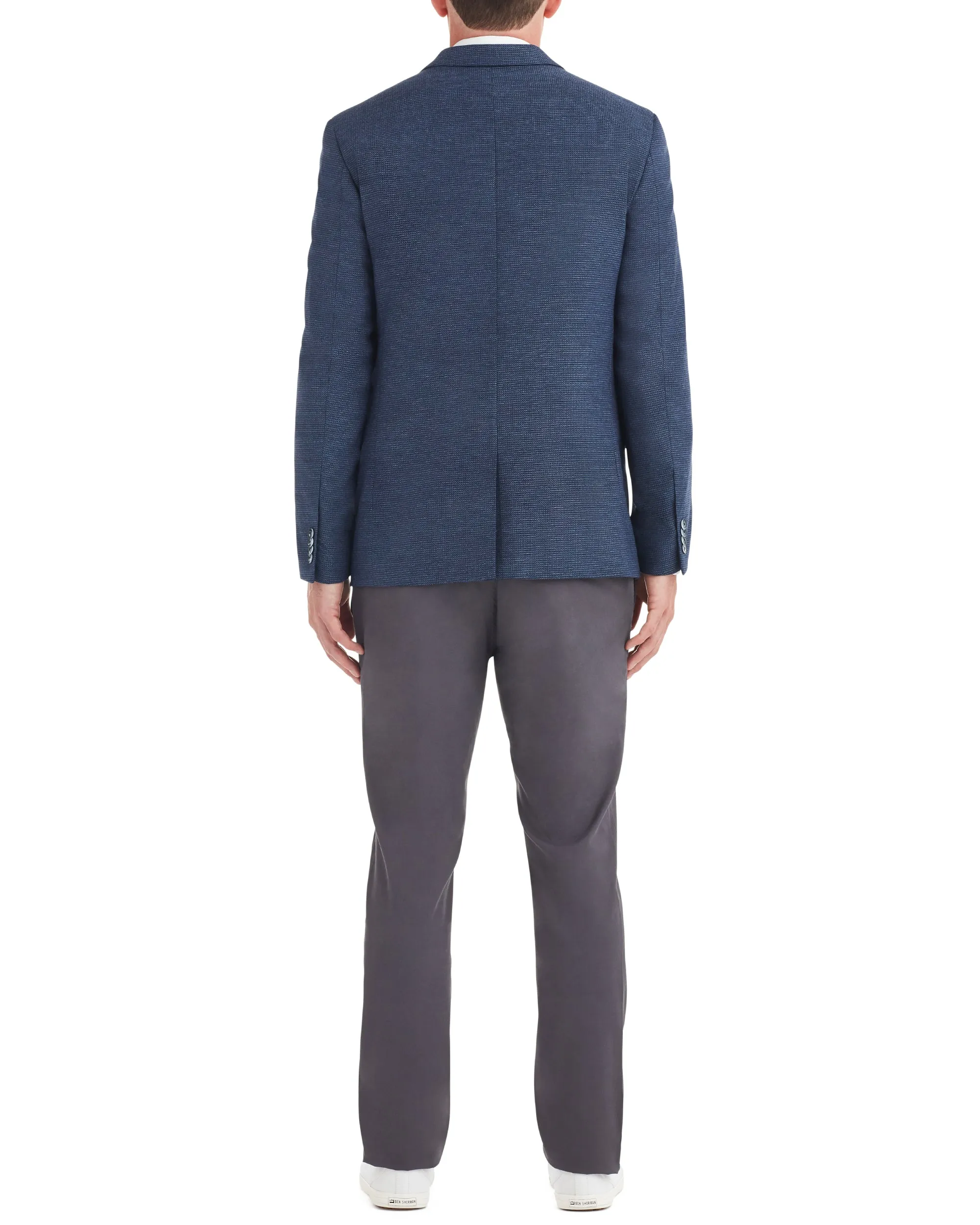 Dacre Single-Breasted Sportcoat Jacket - Blue sold by Ben Sherman product image thumbnail 3