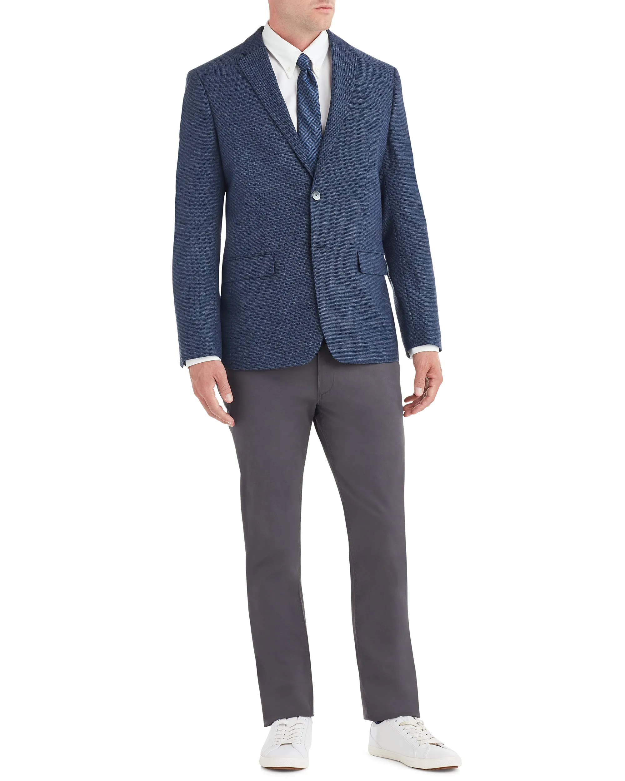 Dacre Single-Breasted Sportcoat Jacket - Blue sold by Ben Sherman