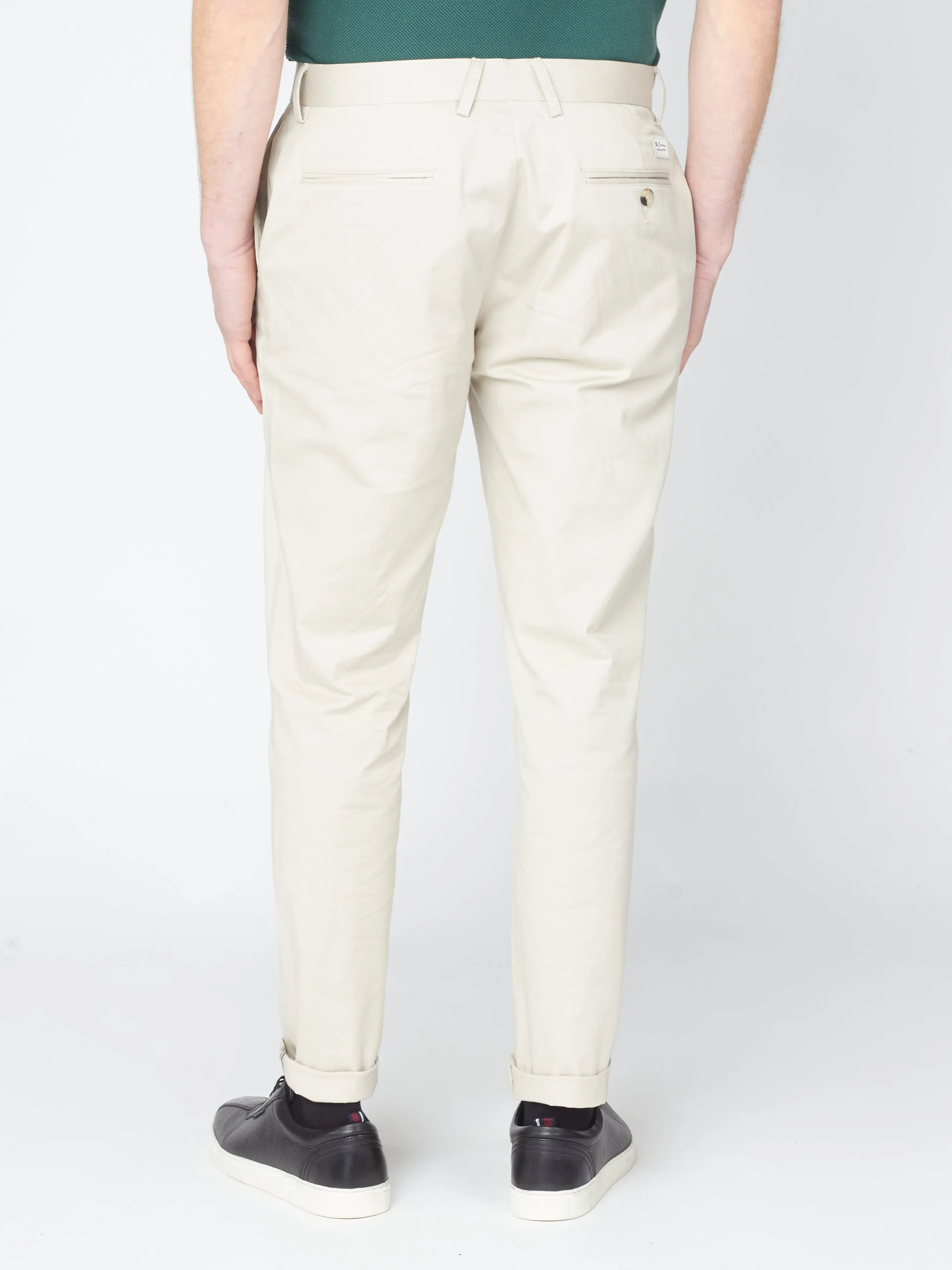 Signature Slim Stretch Chino Pant - Putty sold by Ben Sherman product image thumbnail 4