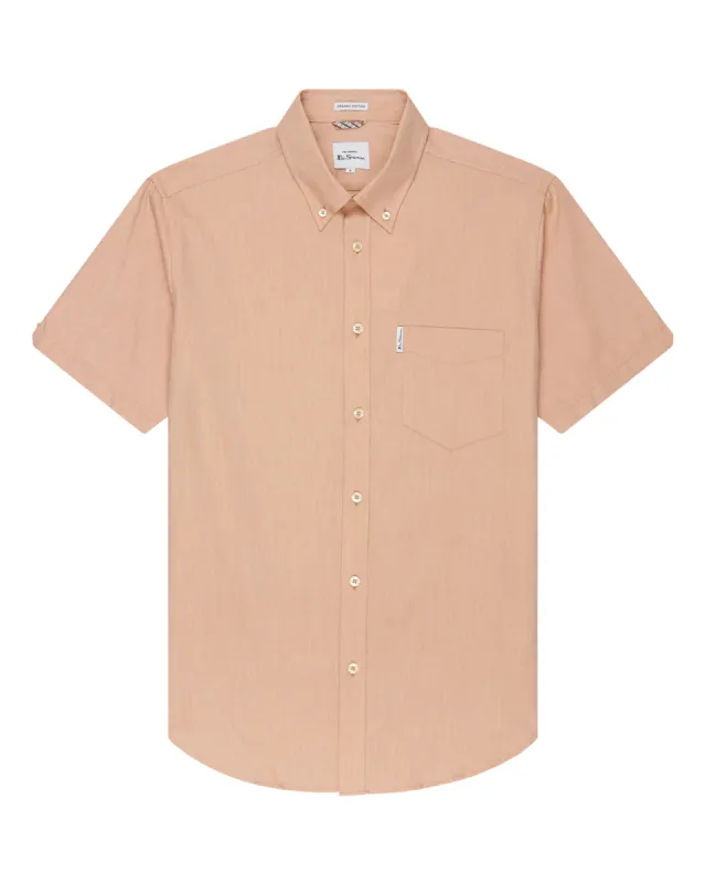 Short-Sleeve Signature Oxford Shirt - Anise sold by Ben Sherman