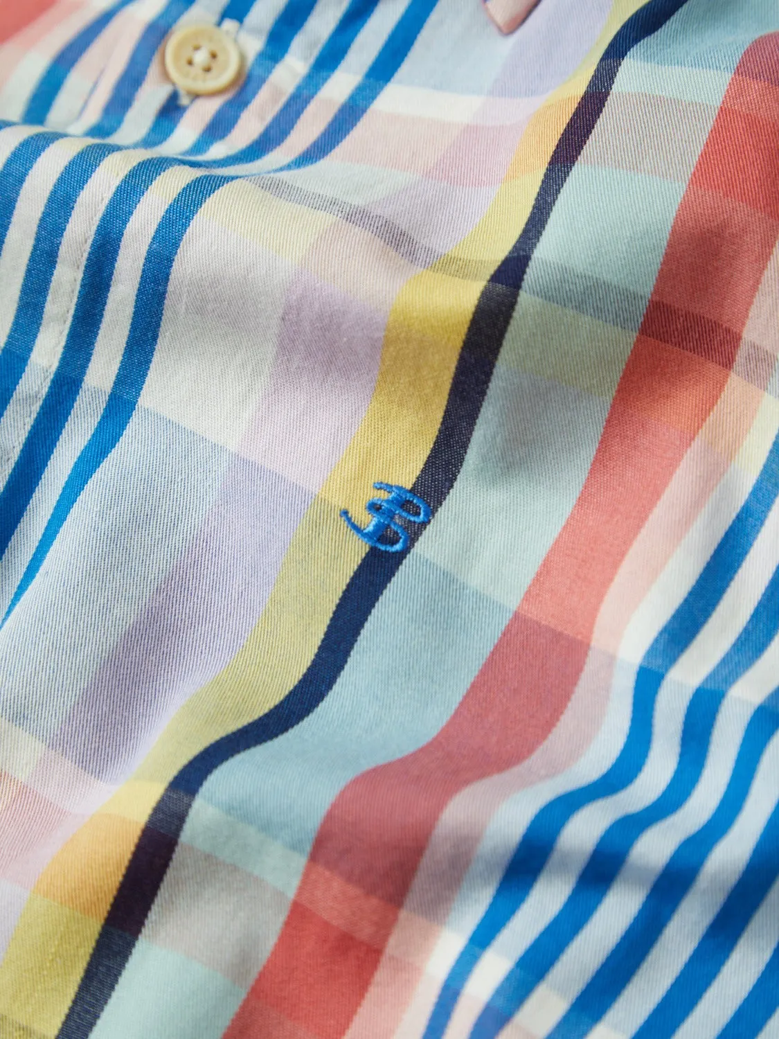 Multicolour Check Short-Sleeve Shirt sold by Ben Sherman product image thumbnail 3