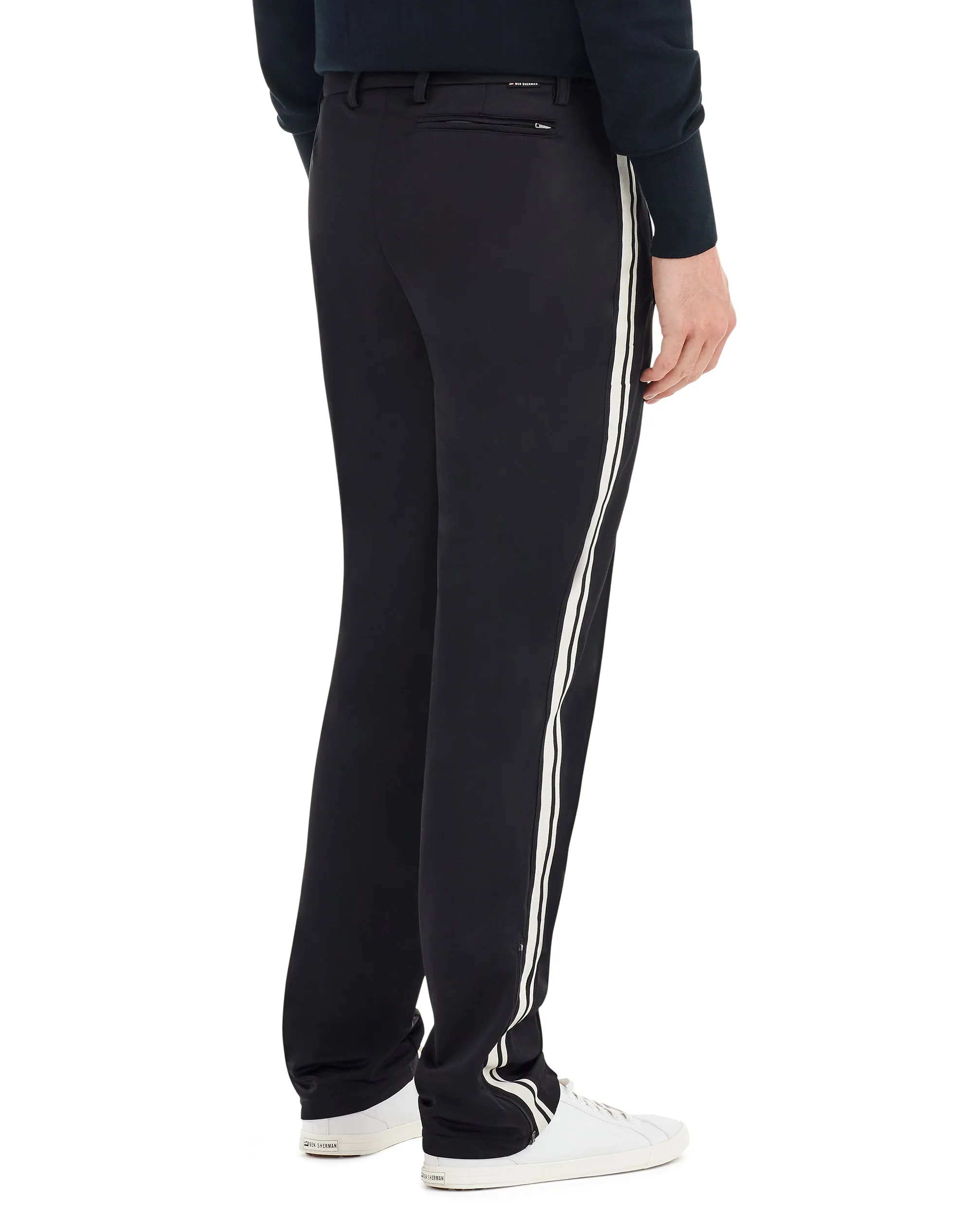 Side Stripe Track Pant - Black sold by Ben Sherman product image thumbnail 2