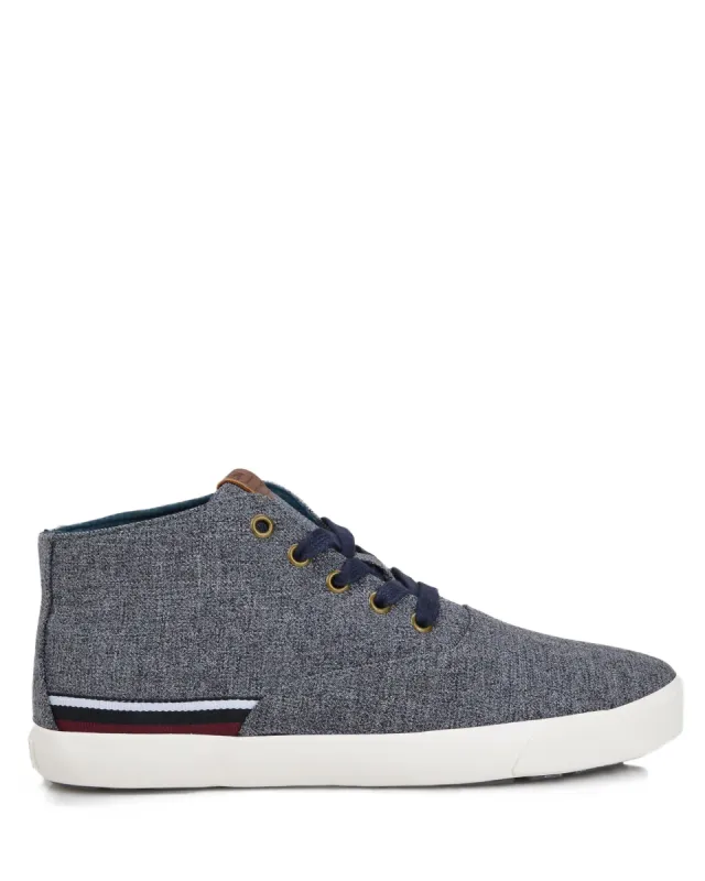 Pete Cotton Mid-Top Sneaker - Dark Grey Heather sold by Ben Sherman