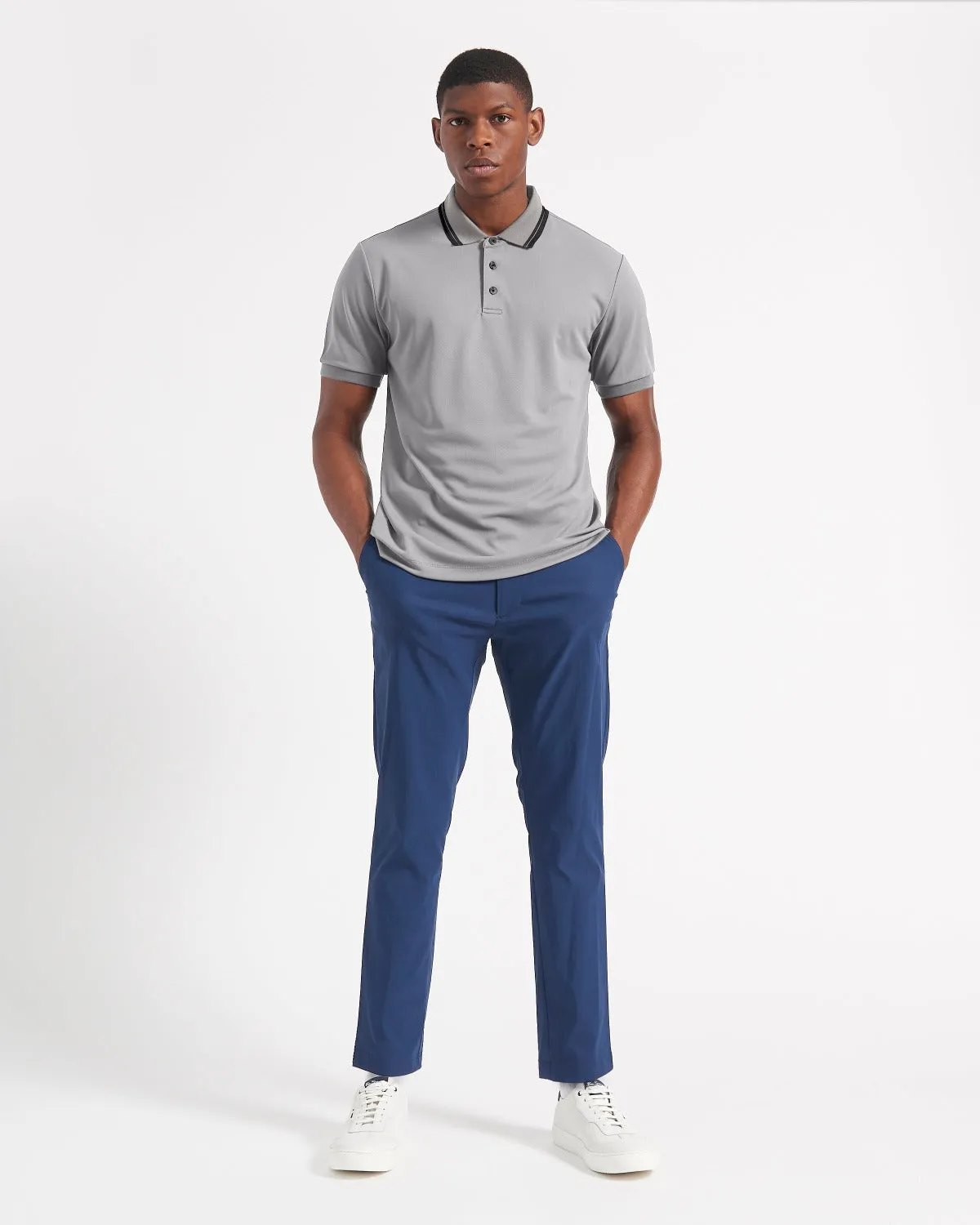 360 Motion Stretch Polo - Slate Grey sold by Ben Sherman product image thumbnail 5