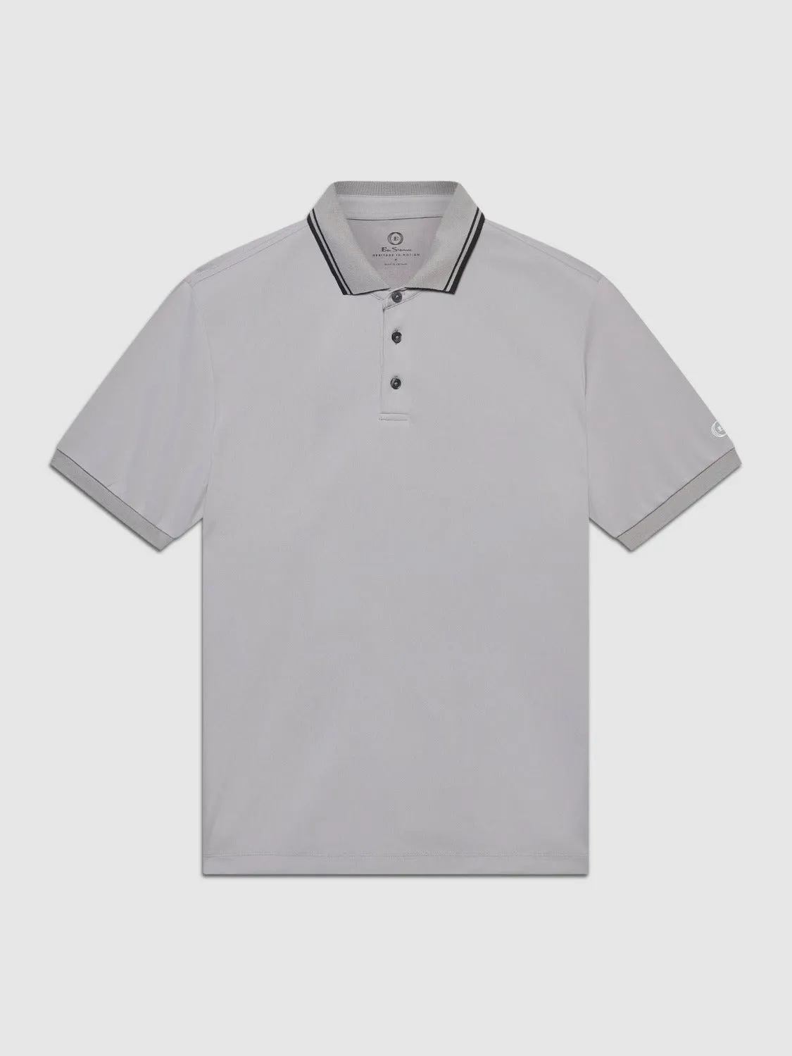 360 Motion Stretch Polo - Slate Grey sold by Ben Sherman product image thumbnail 4