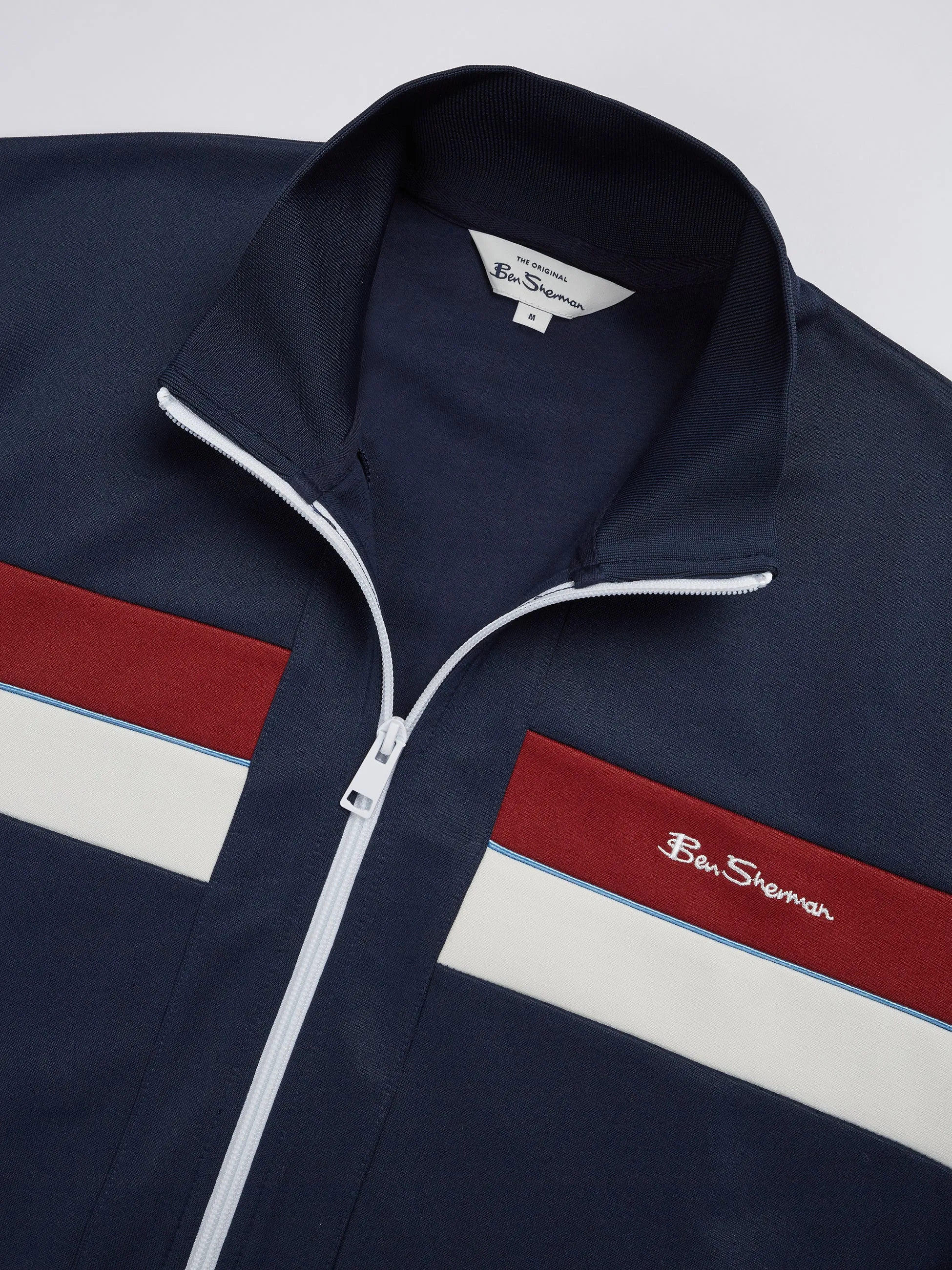 Color Block Tricot Track Jacket sold by Ben Sherman product image thumbnail 5