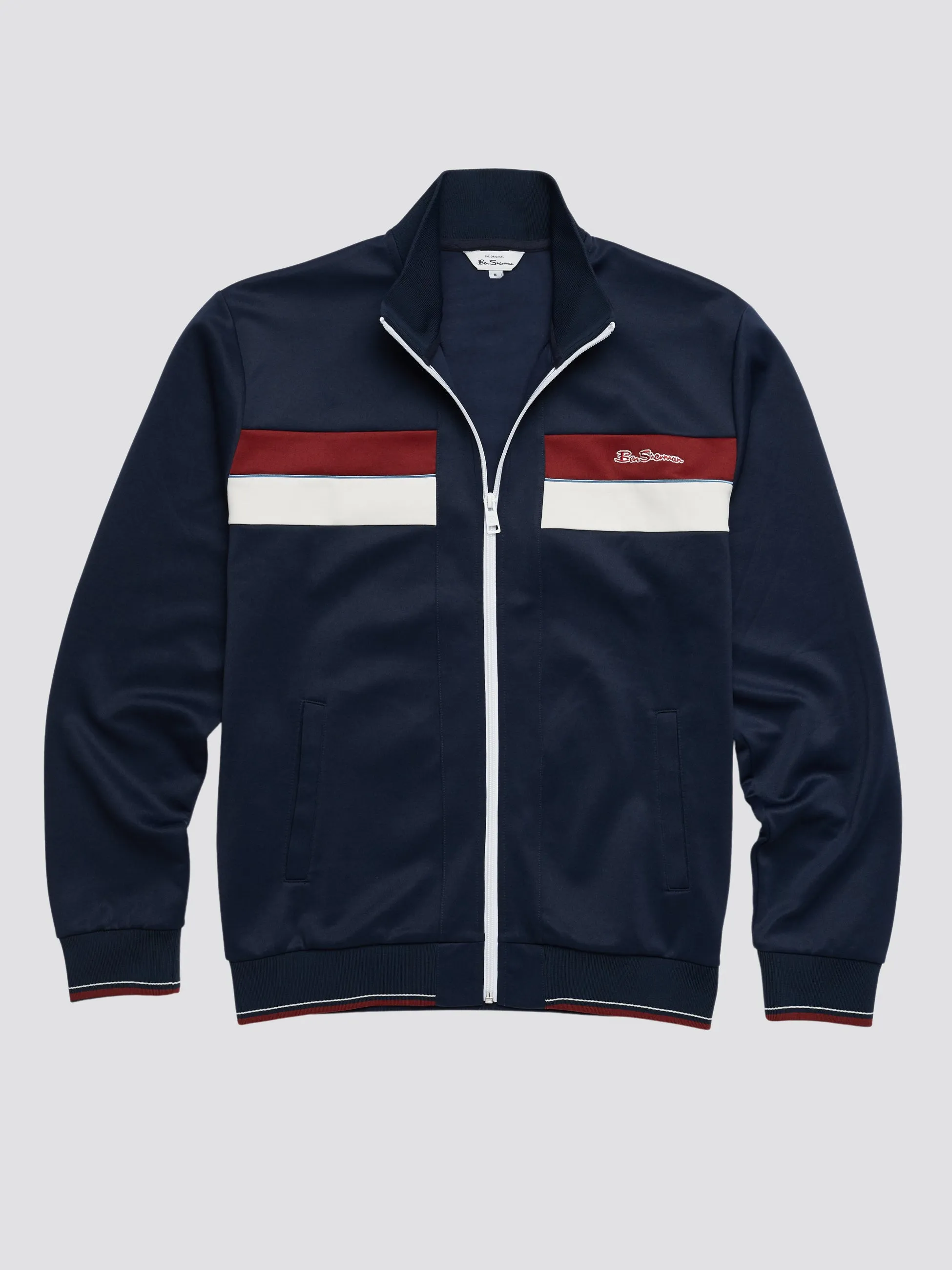 Color Block Tricot Track Jacket sold by Ben Sherman product image thumbnail 4