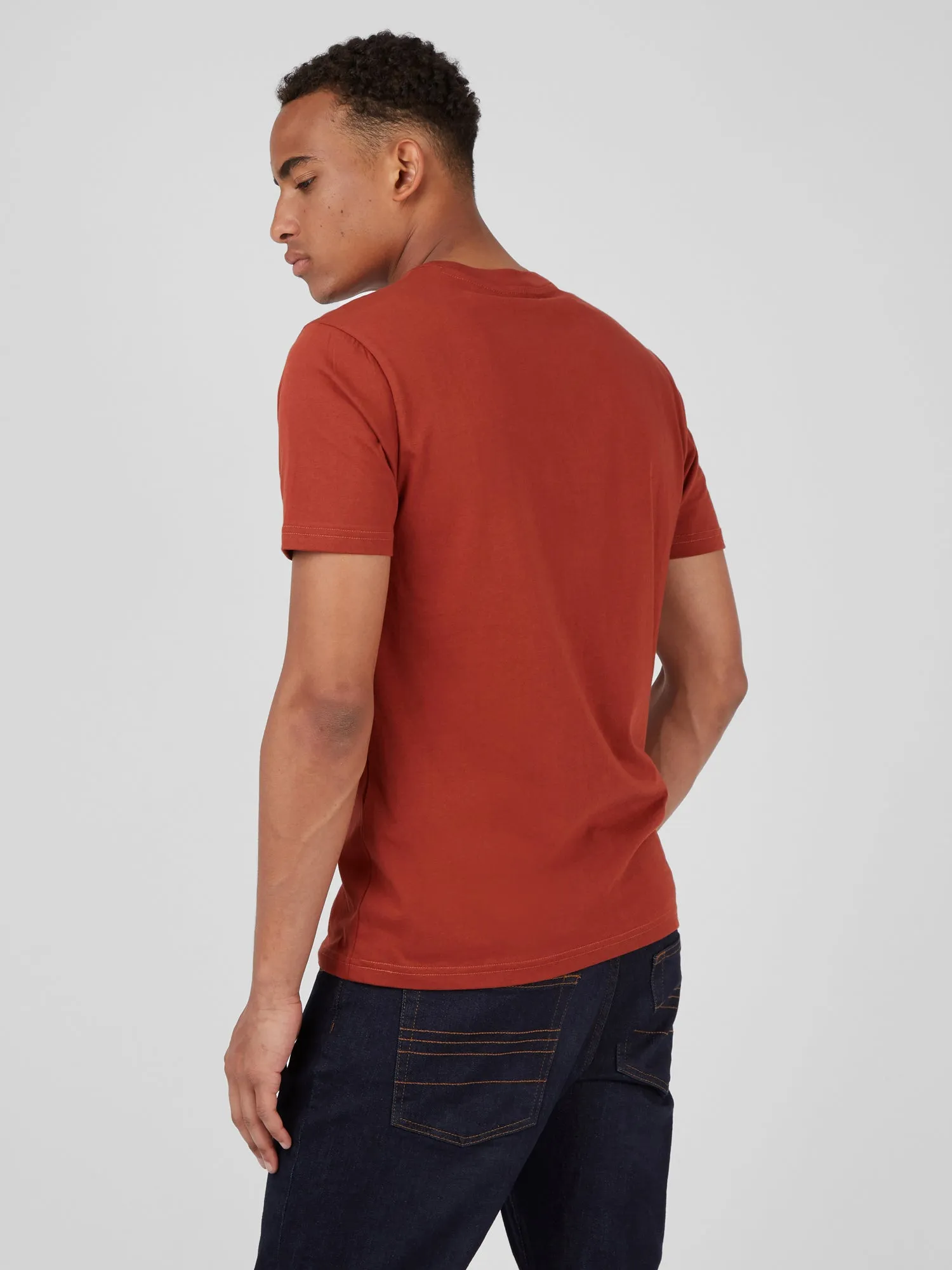 Signature Flock Graphic Tee - Dark Orange sold by Ben Sherman product image thumbnail 2