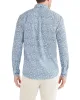 Long-Sleeve Leaves Over Gingham Shirt - Light Blue sold by Ben Sherman