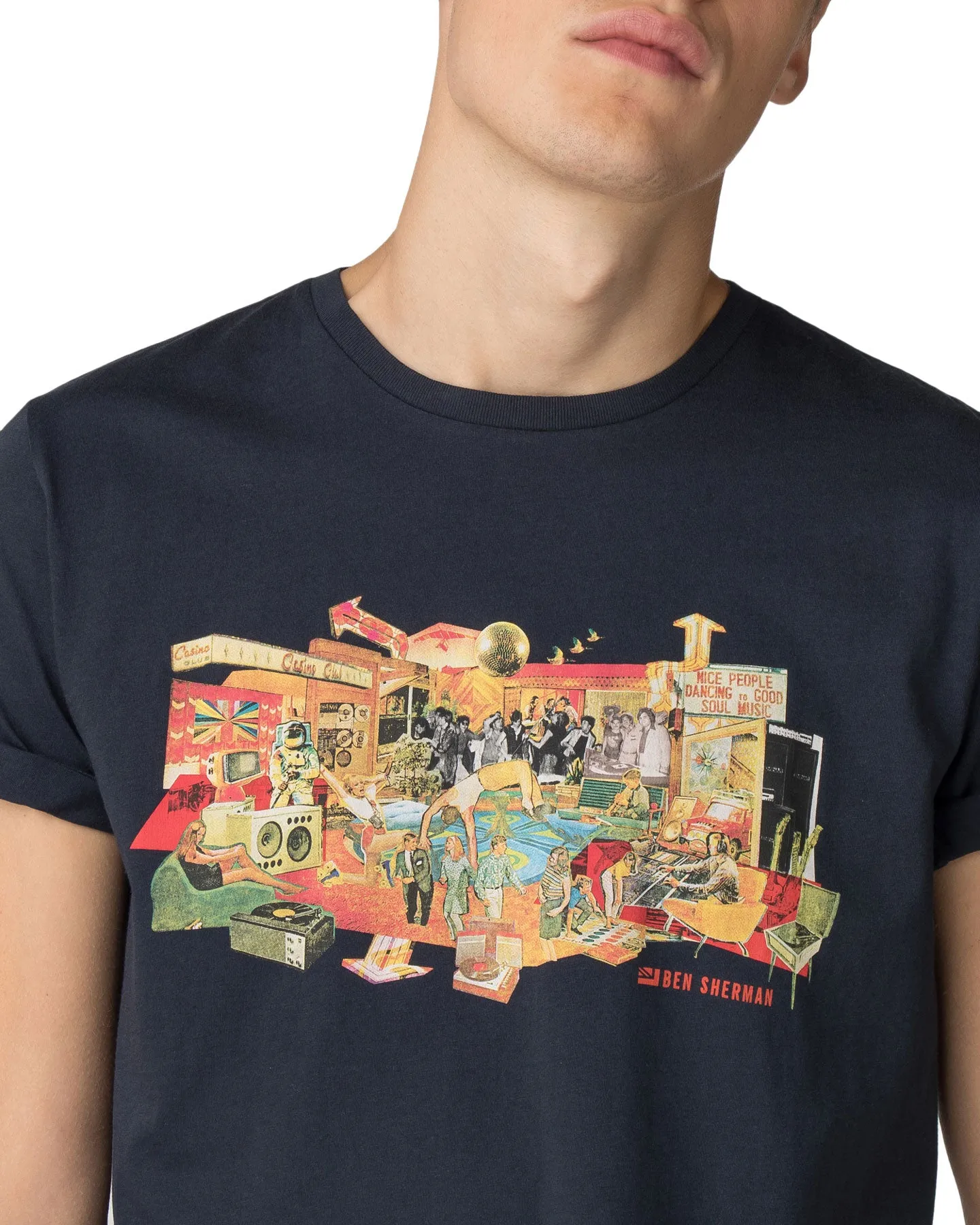 70s House Graphic Tee - Midnight Navy sold by Ben Sherman product image thumbnail 2