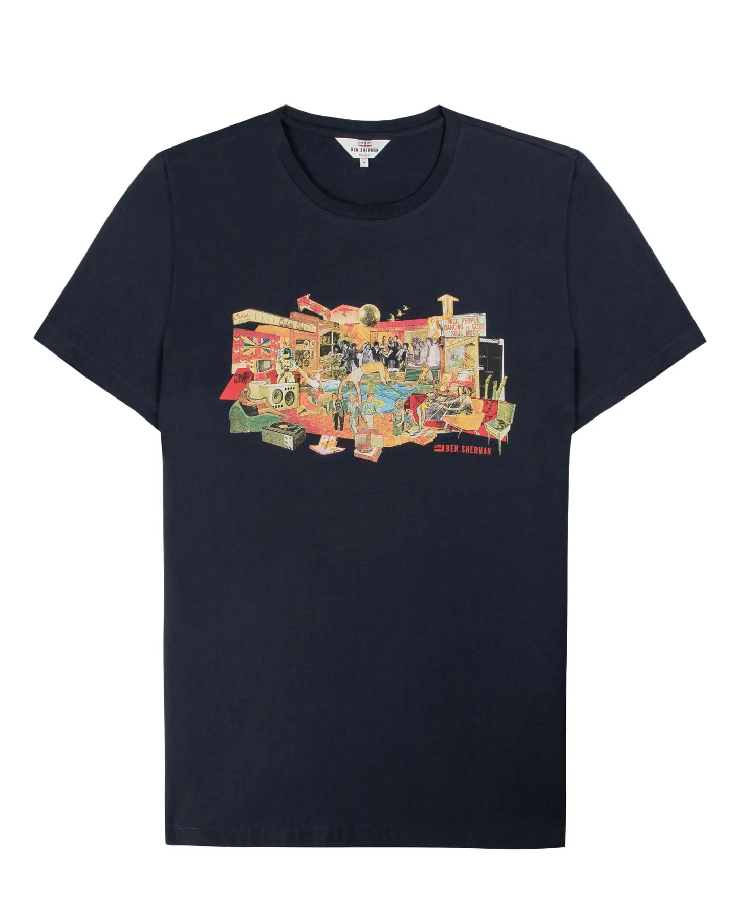 70s House Graphic Tee - Midnight Navy sold by Ben Sherman product image thumbnail 5