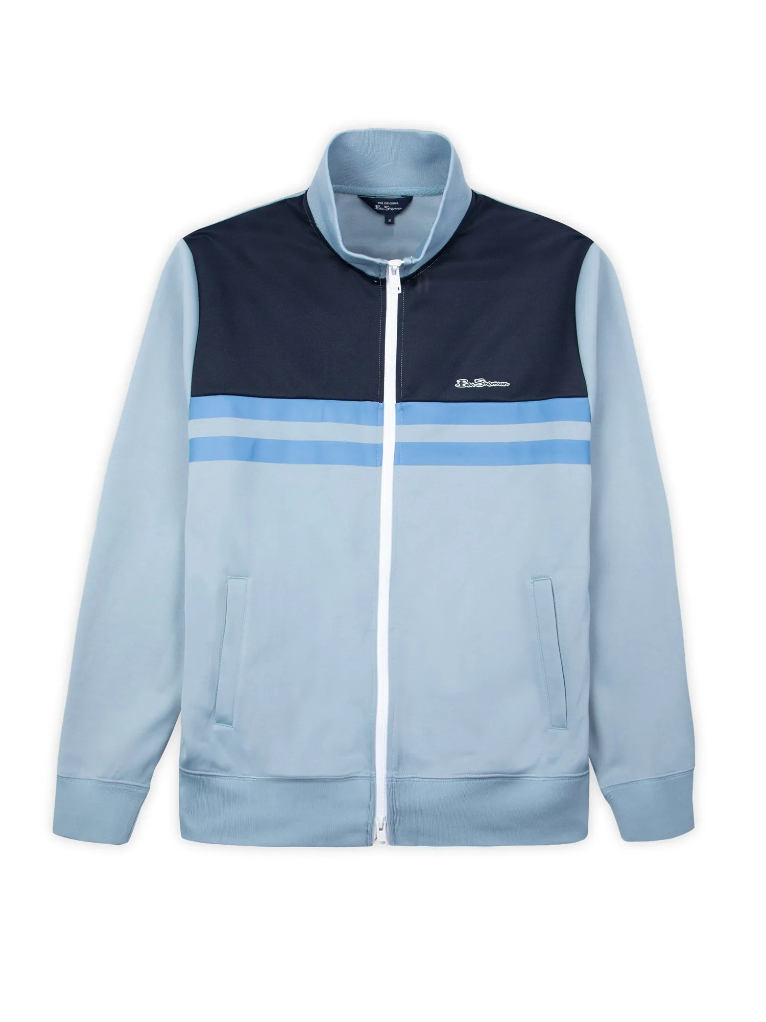 Color Block Tricot Jacket - Dusky Blue sold by Ben Sherman product image thumbnail 5