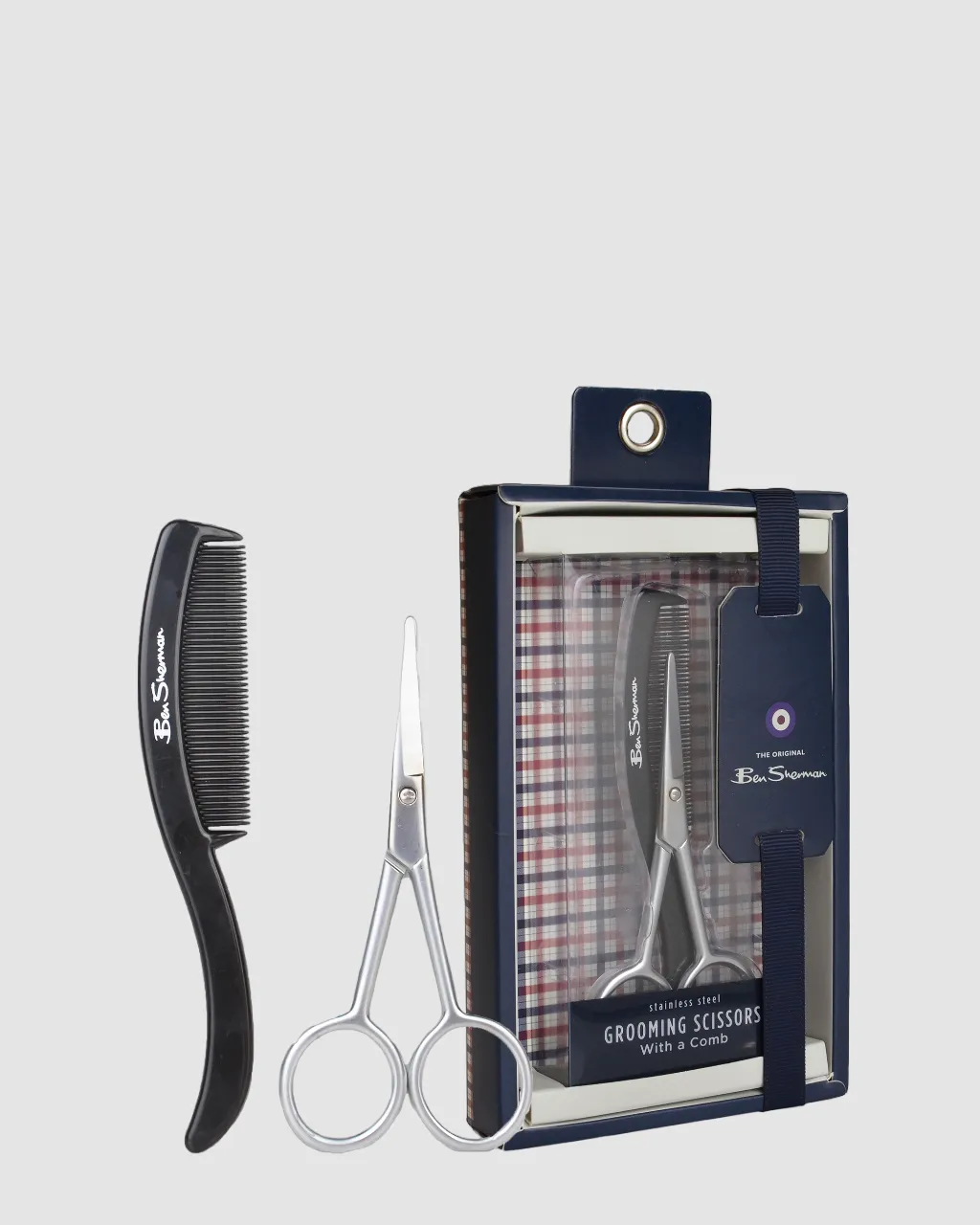 Stainless Steel Grooming Set with Comb sold by Ben Sherman