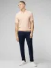 Signature Textured Polo - Pale Pink sold by Ben Sherman