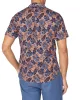 Short-Sleeve Botanical-Print Shirt - Anise sold by Ben Sherman