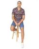 Short-Sleeve Botanical-Print Shirt - Anise sold by Ben Sherman