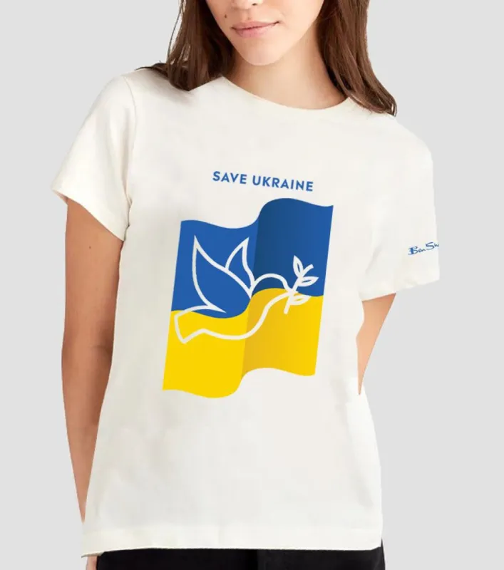 Women's Save Ukraine T-Shirt sold by Ben Sherman