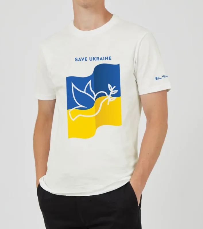 Men's Save Ukraine T-Shirt sold by Ben Sherman