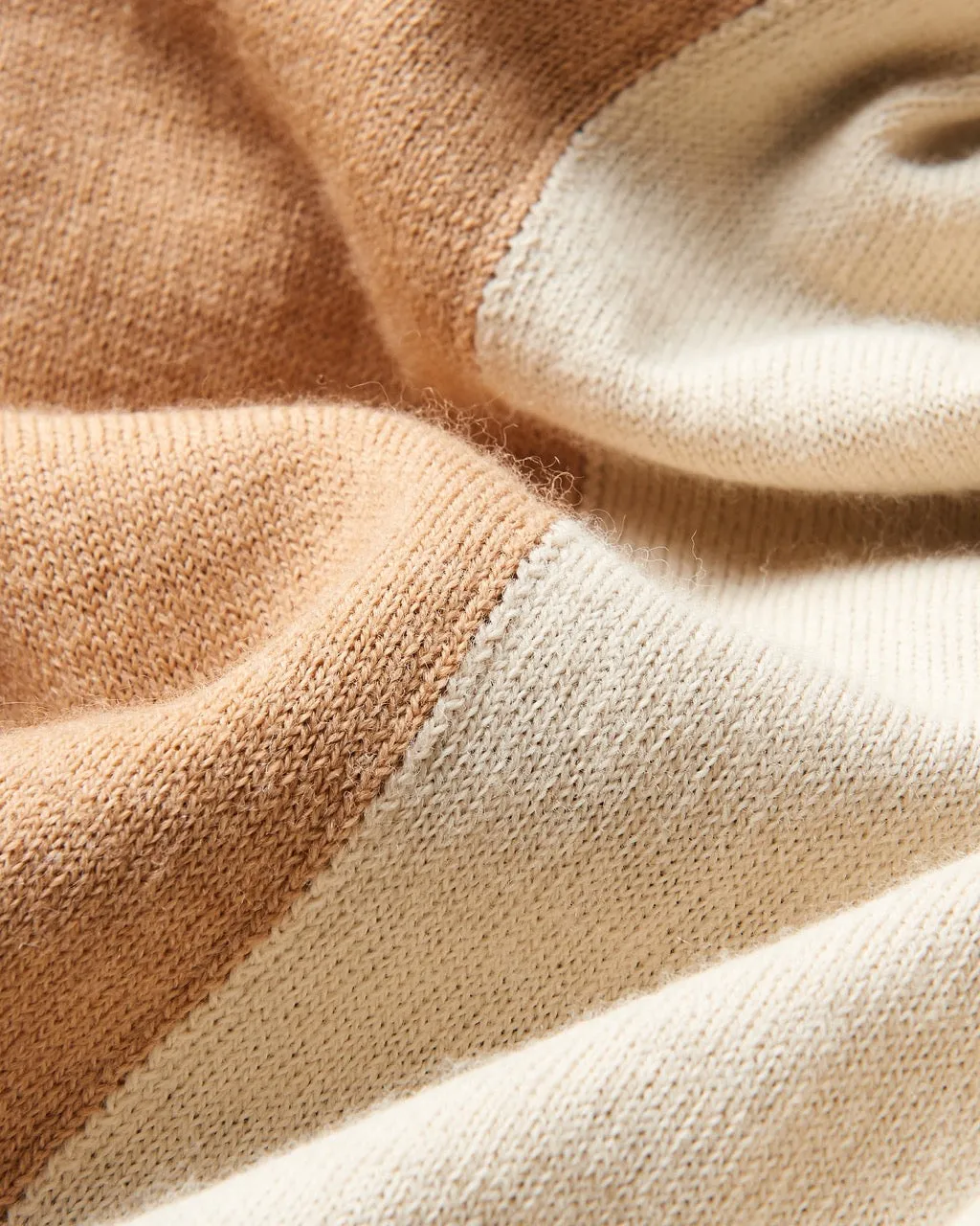 Block Stripe Merino Knit Polo - Chocolate sold by Ben Sherman product image thumbnail 5