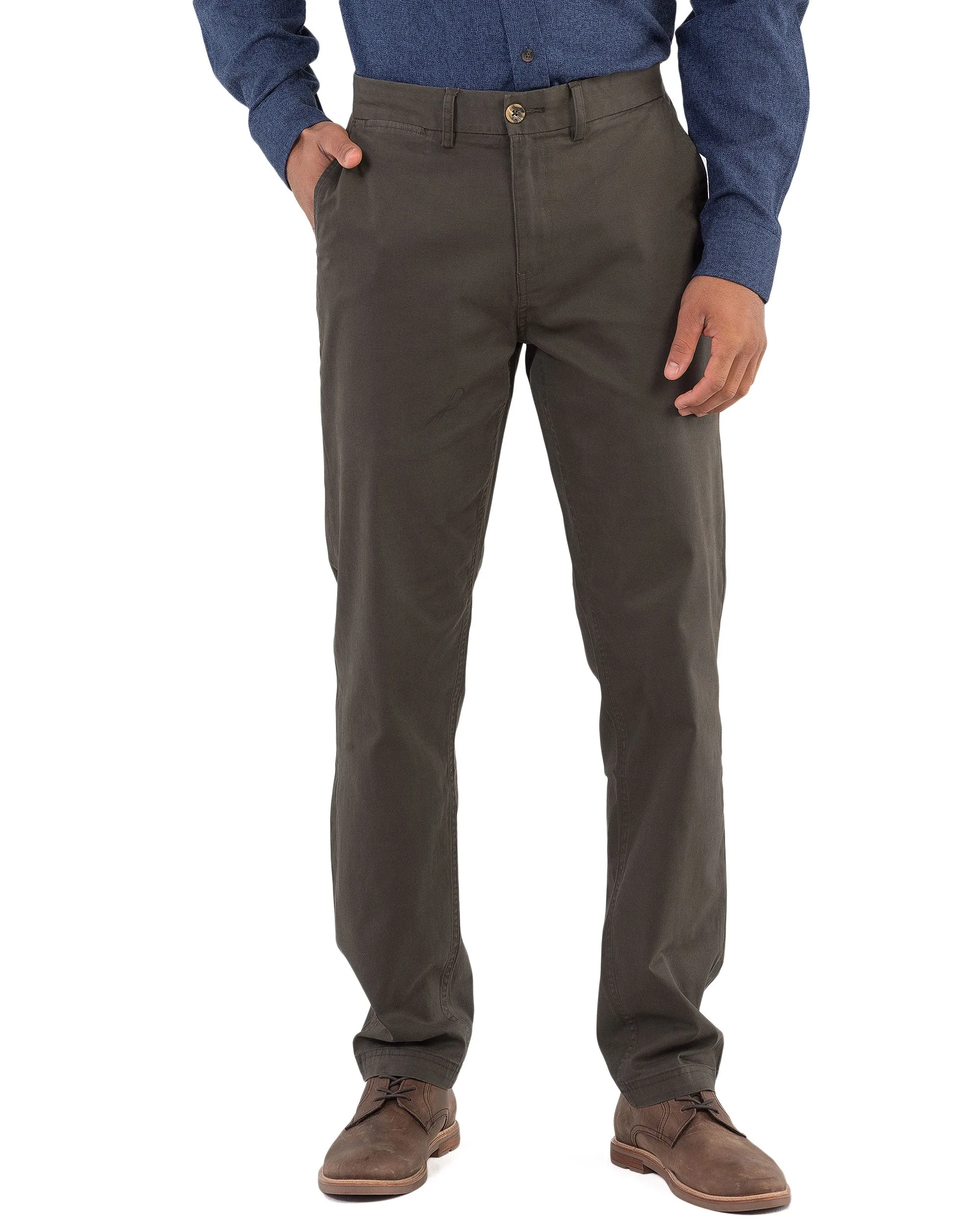 Slim Stretch Chino Pant - Moss sold by Ben Sherman