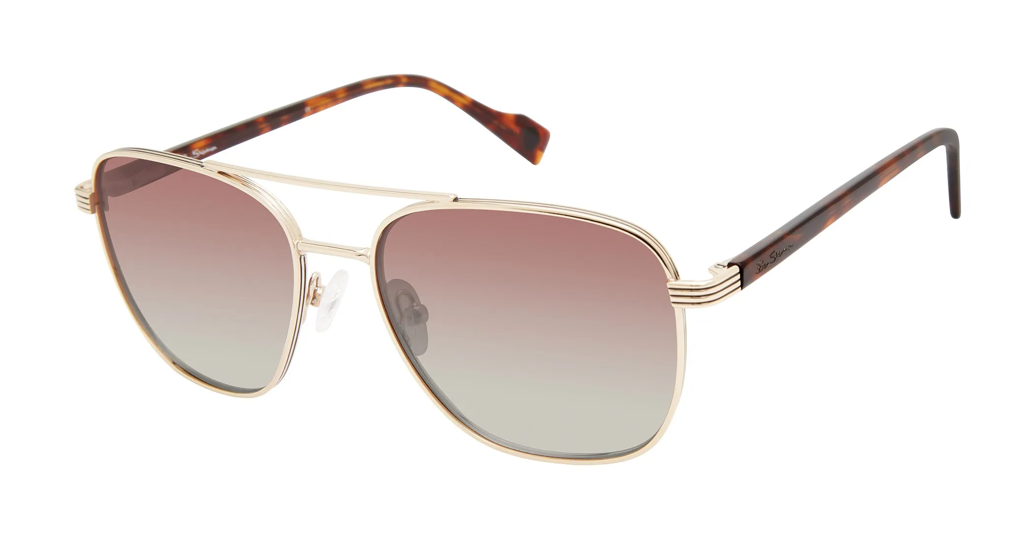 Walbrook Polarized Aviator Square Sunglasses sold by Ben Sherman product image thumbnail 2